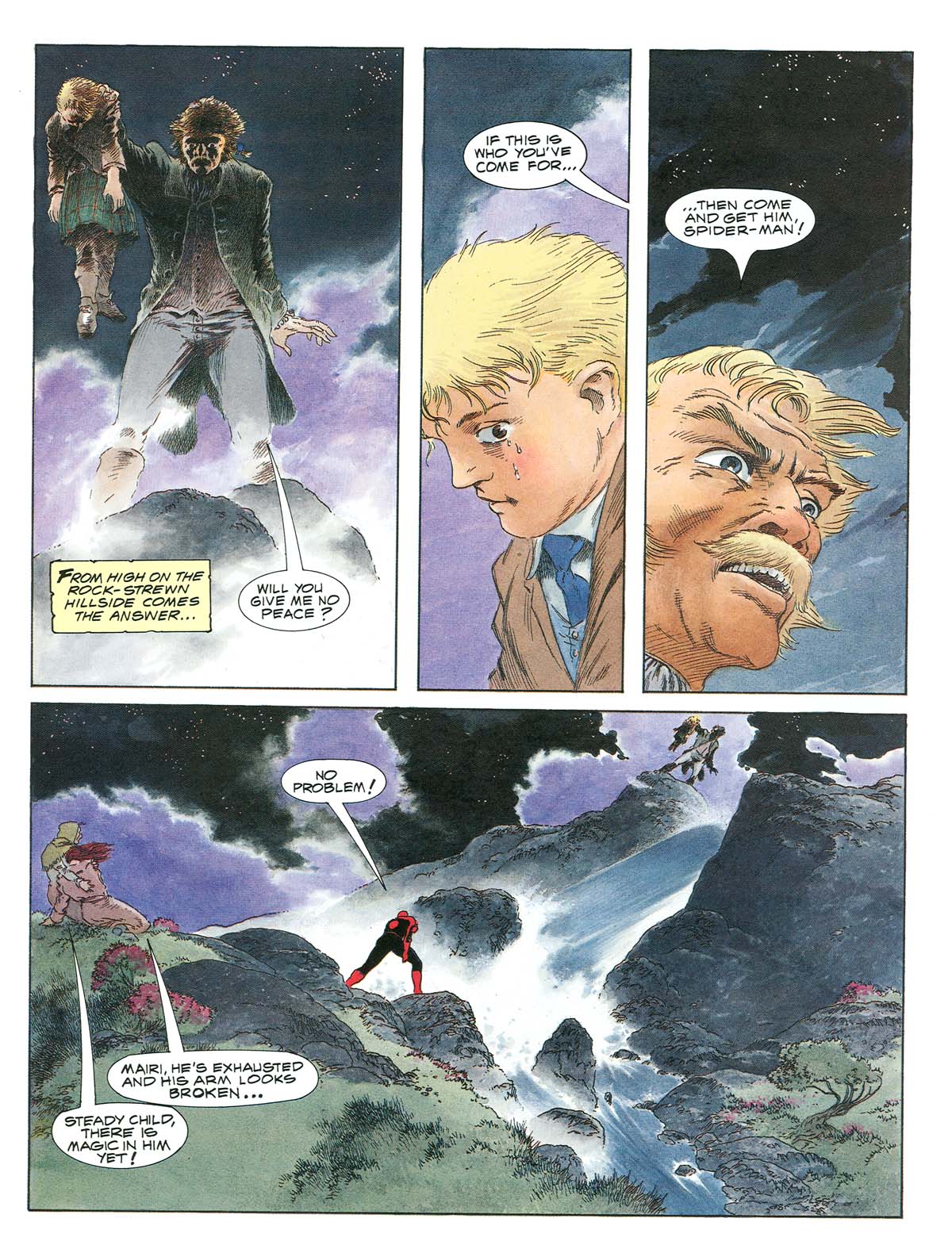 Read online Marvel Graphic Novel comic -  Issue #63 - Spider-Man - Spirits of the Earth - 68