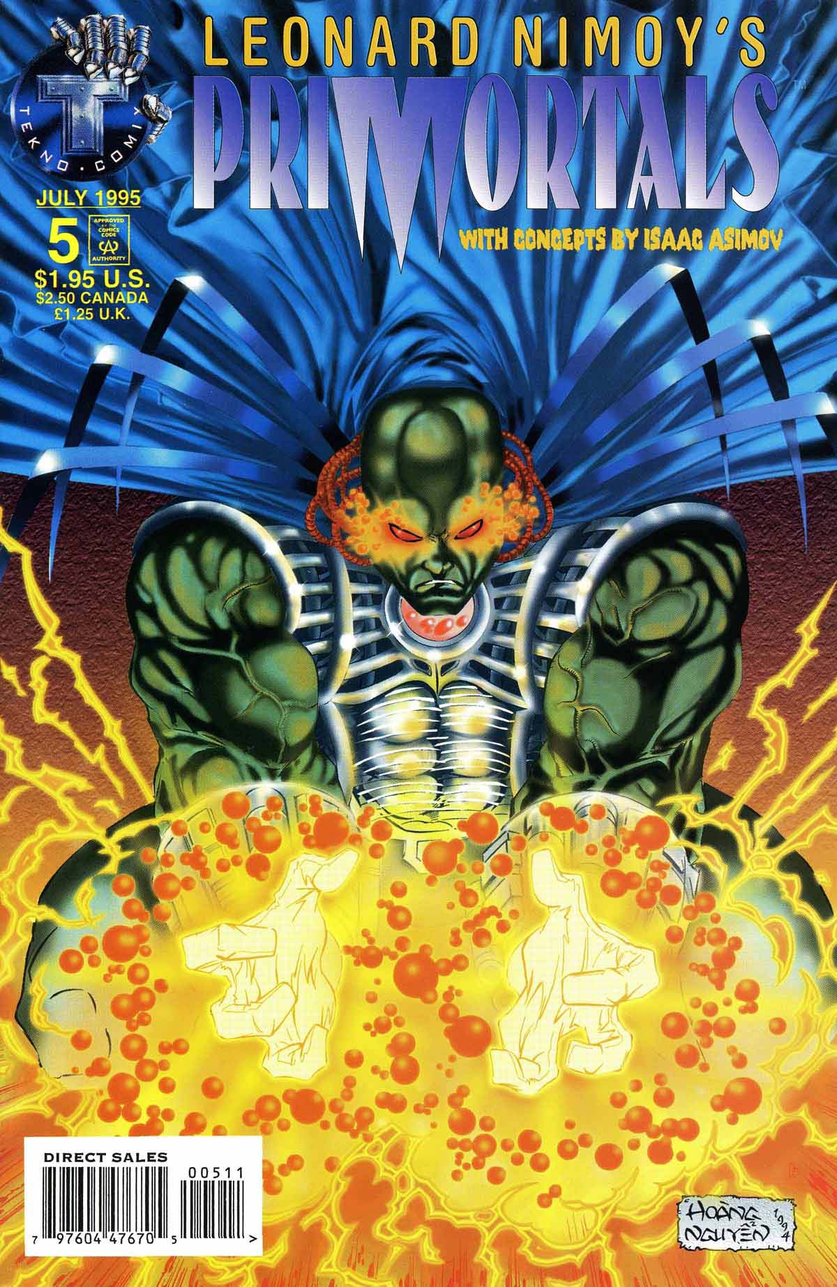 Read online Leonard Nimoy's Primortals (1995) comic -  Issue #5 - 1