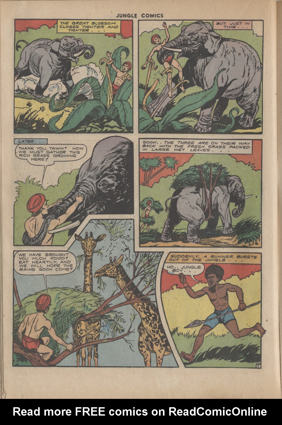 Read online Jungle Comics comic -  Issue #49 - 32