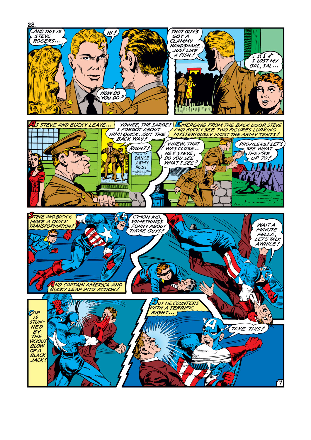 Read online Captain America Comics comic -  Issue #14 - 30