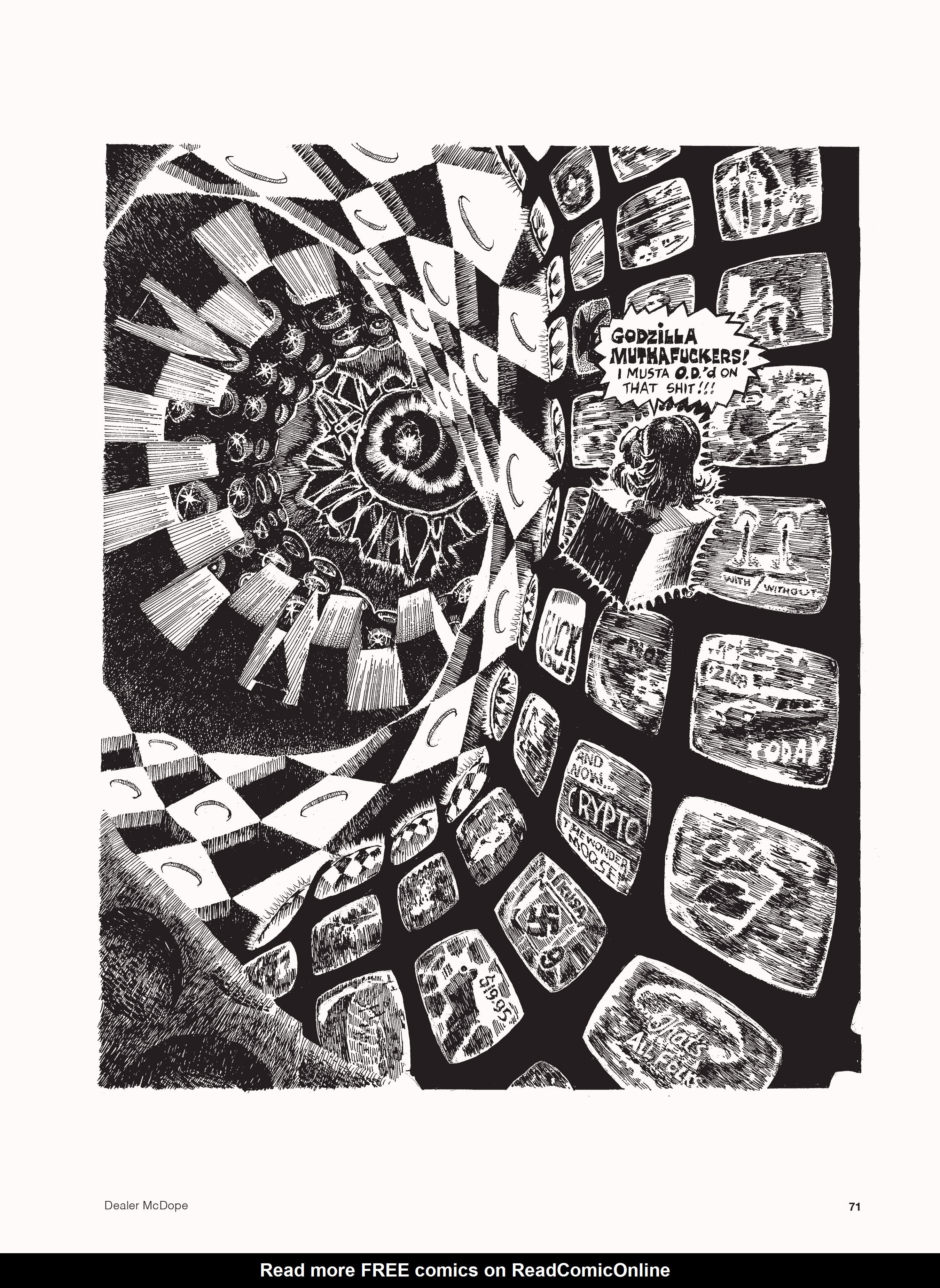 Read online Dave Sheridan: Life with Dealer McDope, the Leather Nun, and the Fabulous Furry Freak Brothers comic -  Issue # TPB (Part 1) - 82