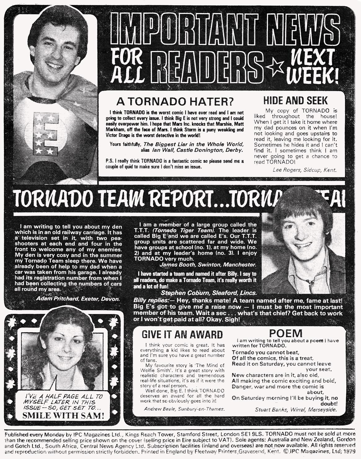 Read online Tornado comic -  Issue #21 - 2