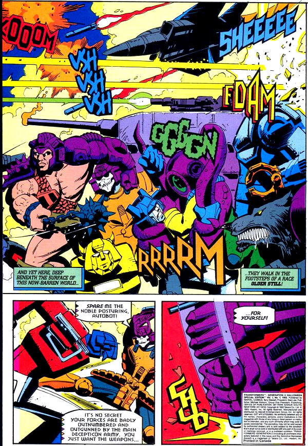 Read online Transformers: Generation 2 comic -  Issue #0 - 3