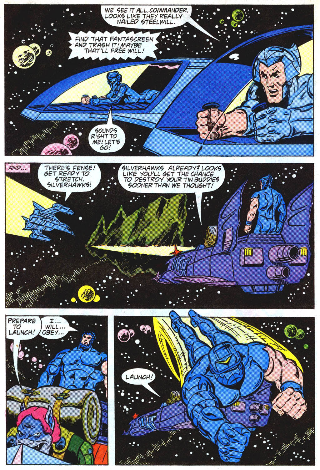 Read online SilverHawks comic -  Issue #5 - 12