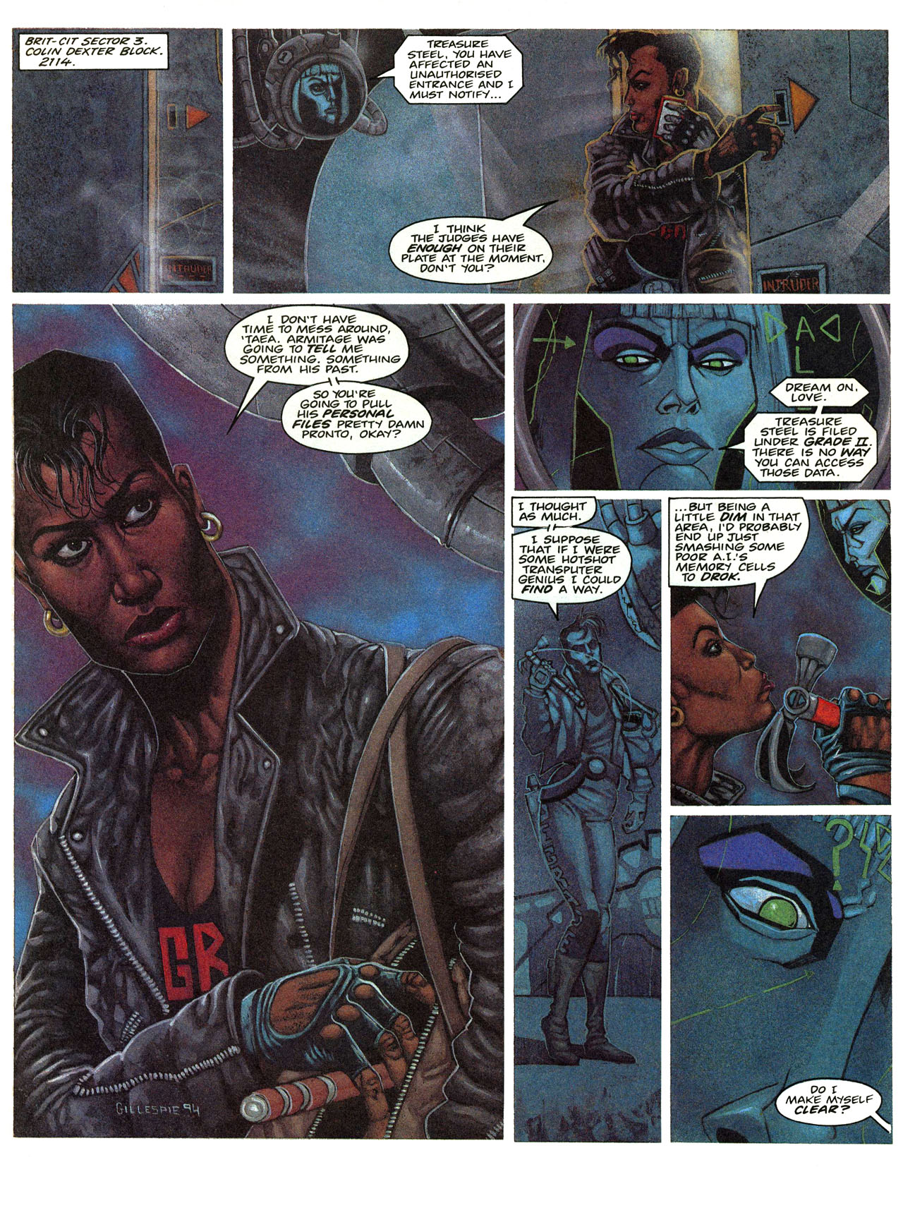 Read online Judge Dredd: The Megazine (vol. 2) comic -  Issue #68 - 44