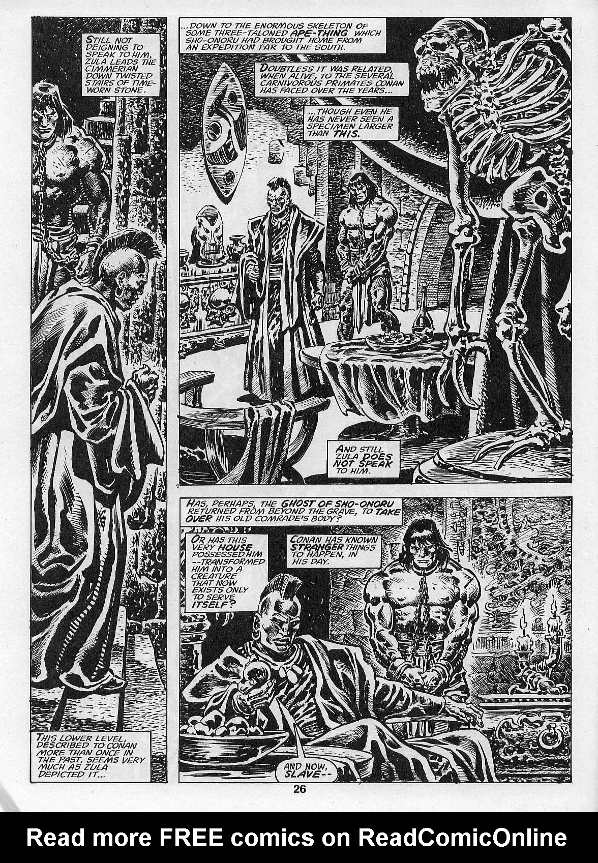 Read online The Savage Sword Of Conan comic -  Issue #205 - 28