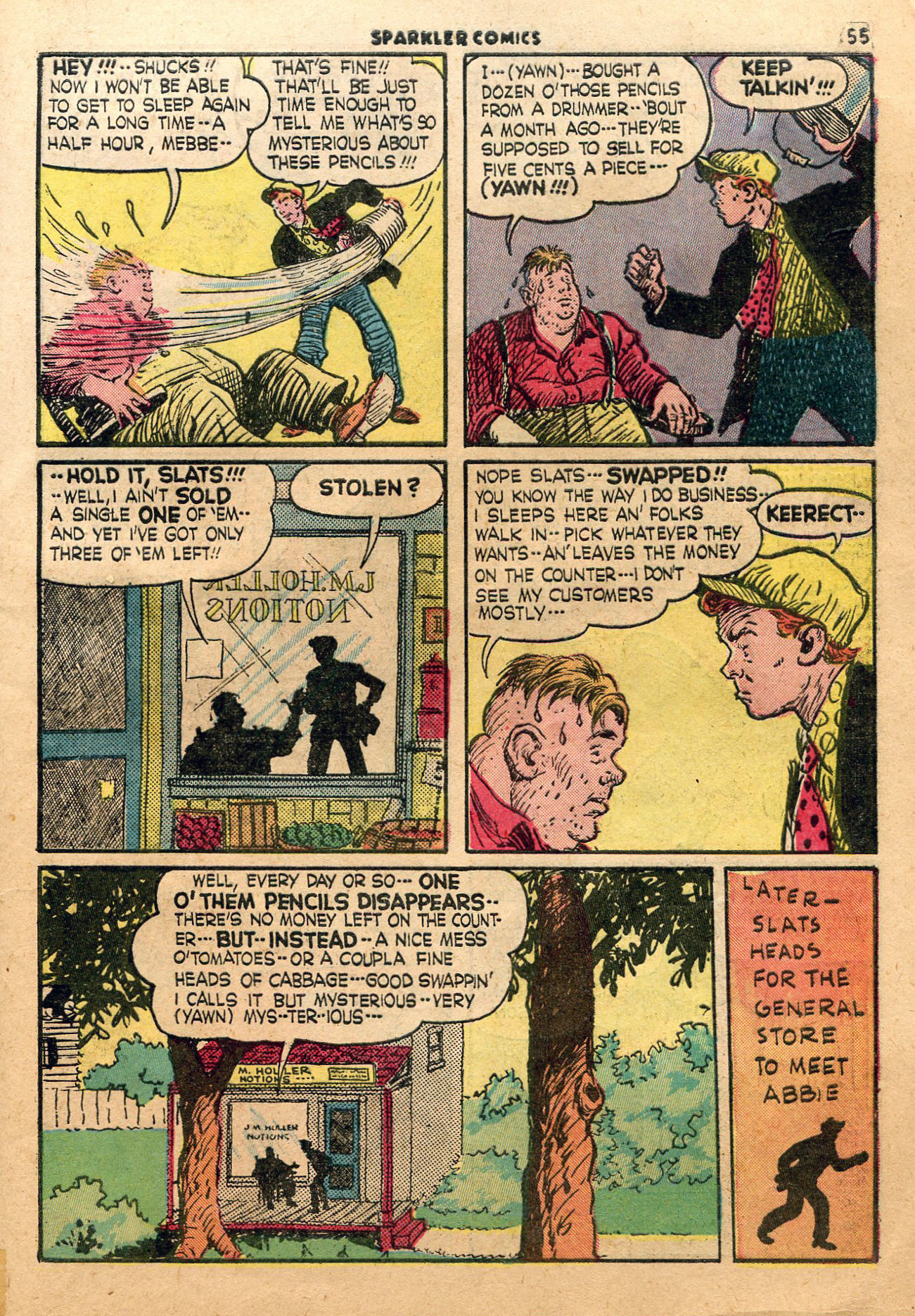 Read online Sparkler Comics comic -  Issue #23 - 53