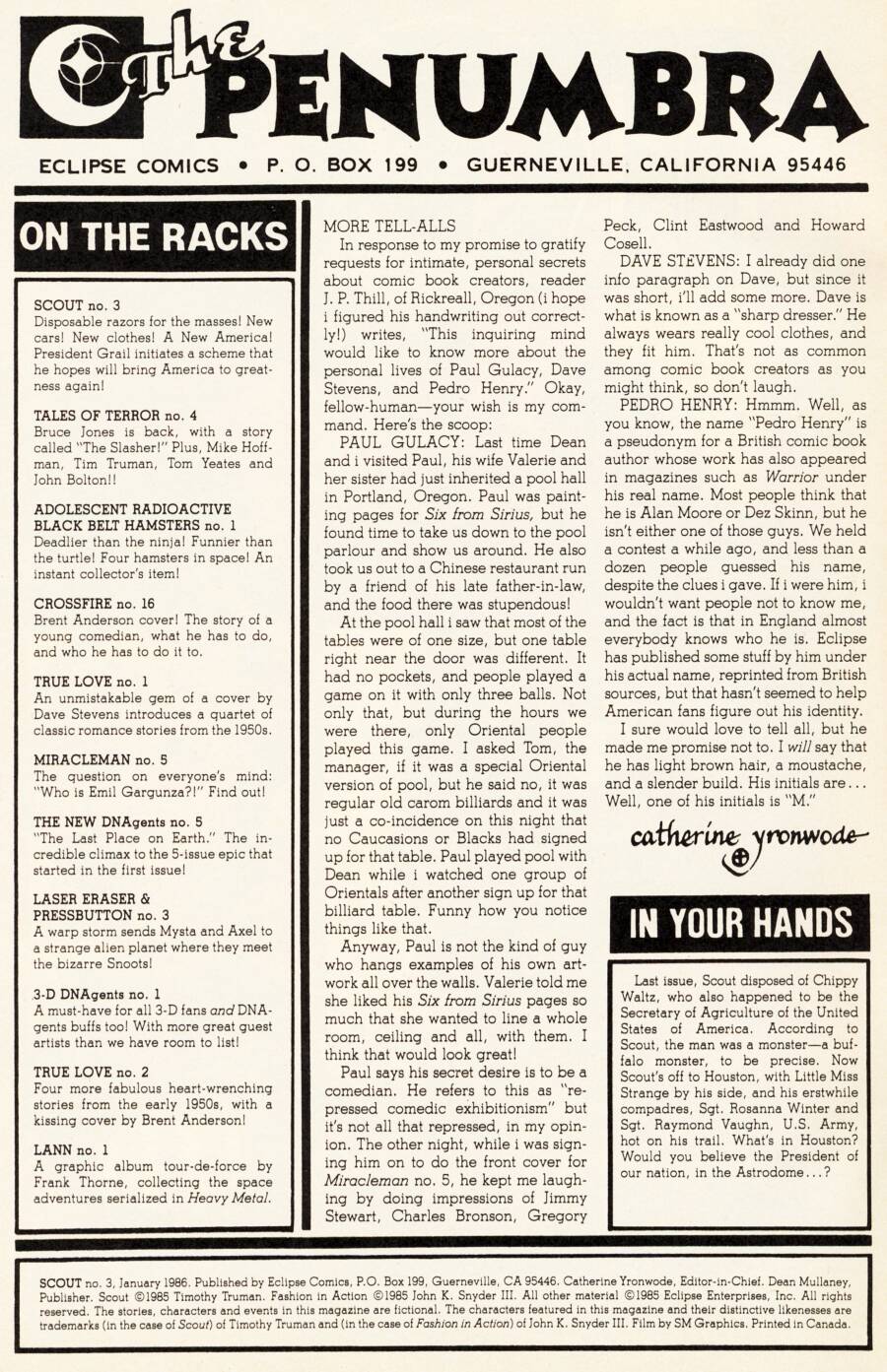 Read online Scout comic -  Issue #3 - 2