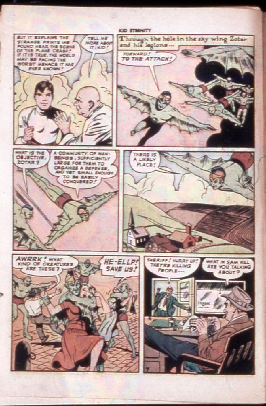 Read online Kid Eternity (1946) comic -  Issue #10 - 42