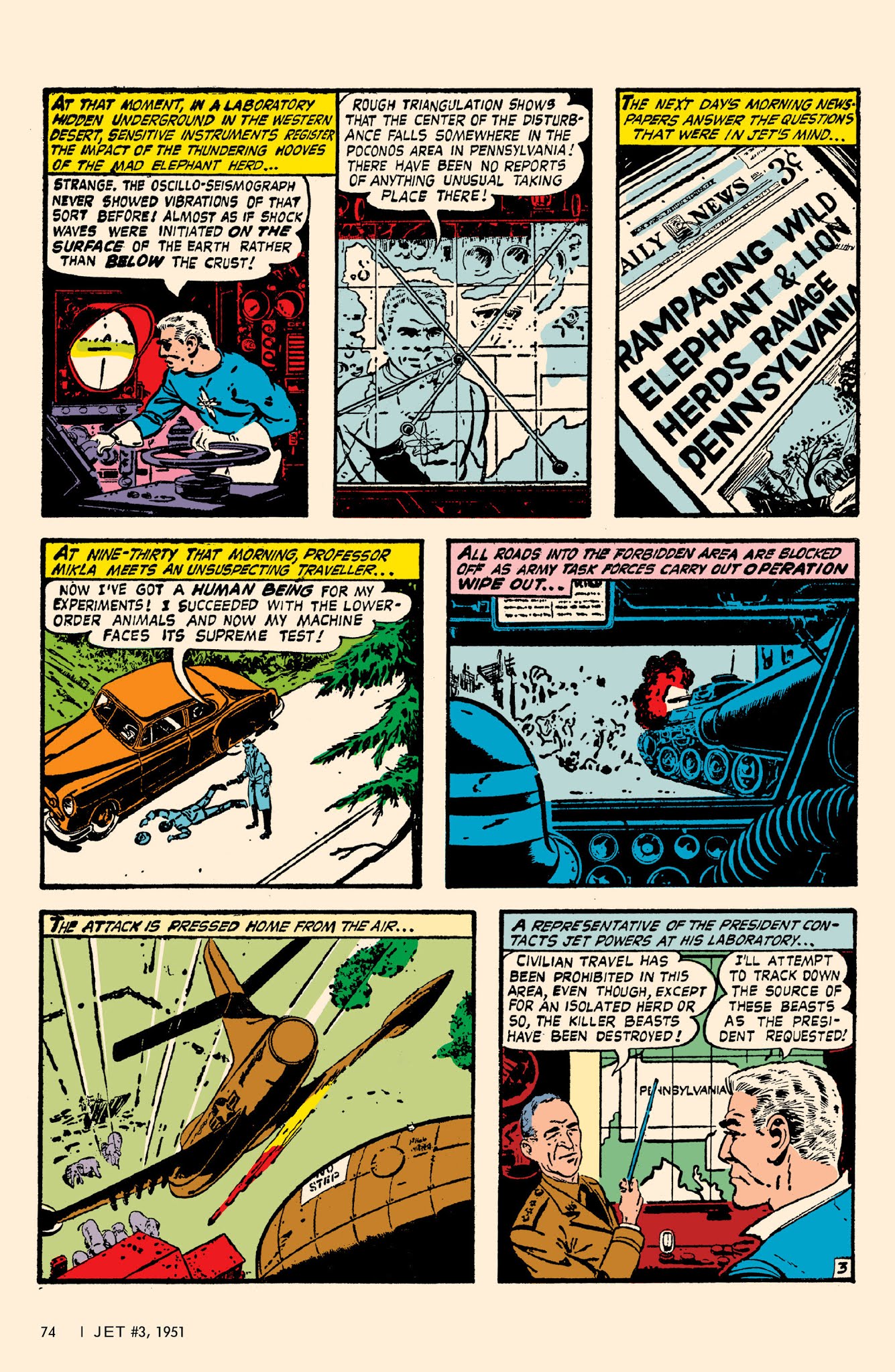 Read online Bob Powell's Complete Jet Powers comic -  Issue # TPB (Part 1) - 78