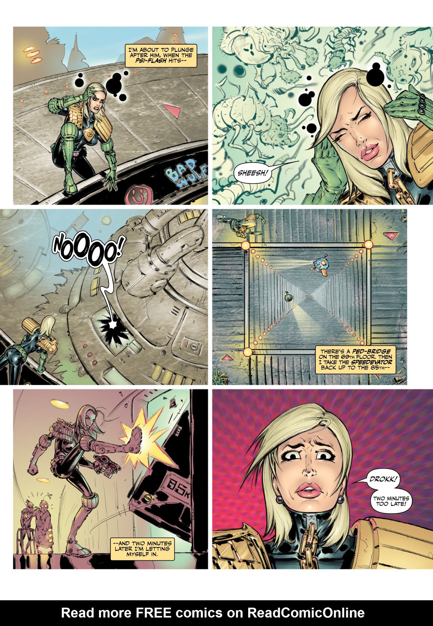 Read online Judge Anderson: The Psi Files comic -  Issue # TPB 5 - 126