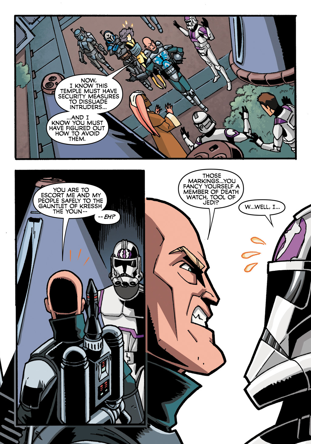 Read online Star Wars: The Clone Wars - Defenders of the Lost Temple comic -  Issue # Full - 55