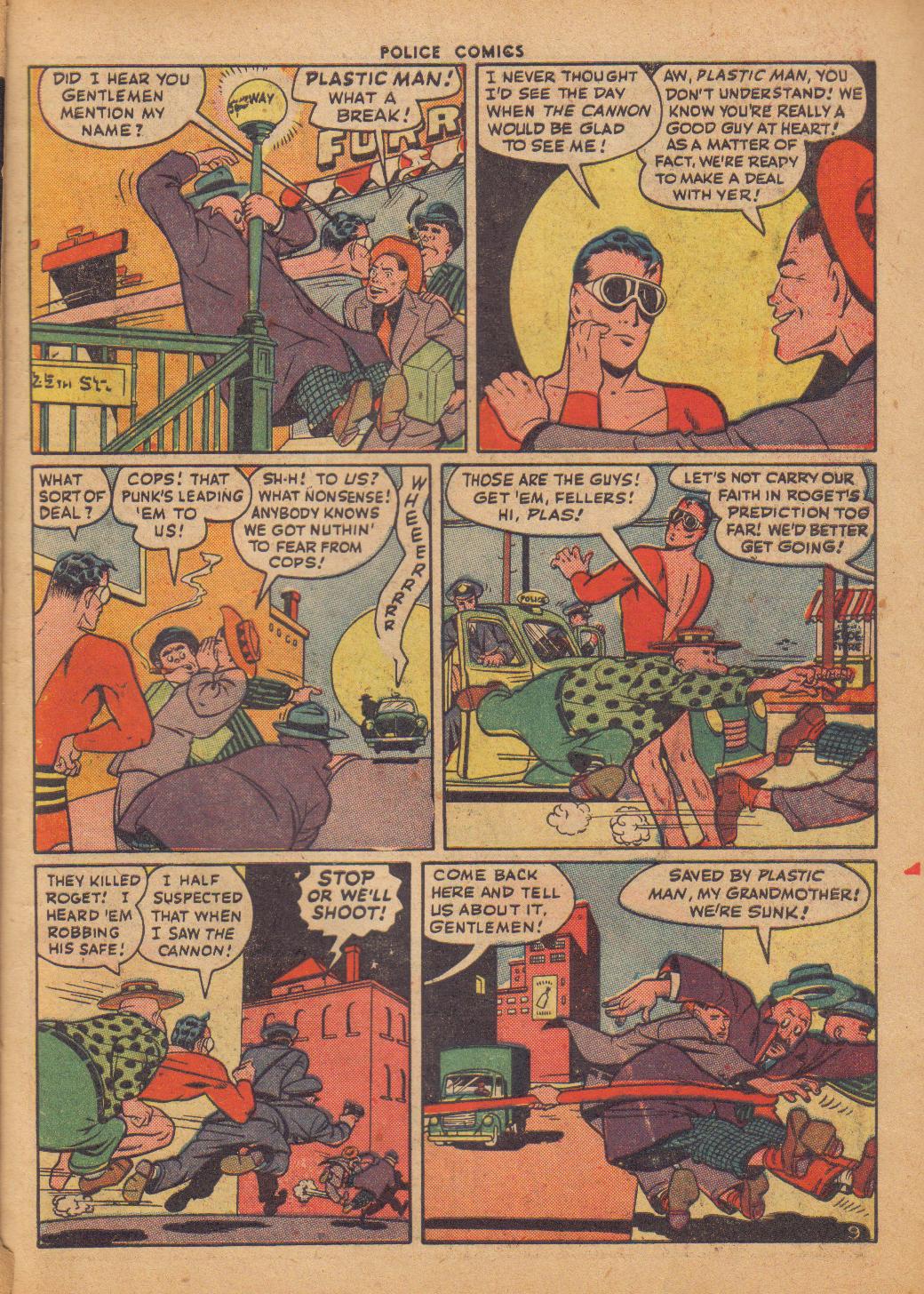 Read online Police Comics comic -  Issue #50 - 11