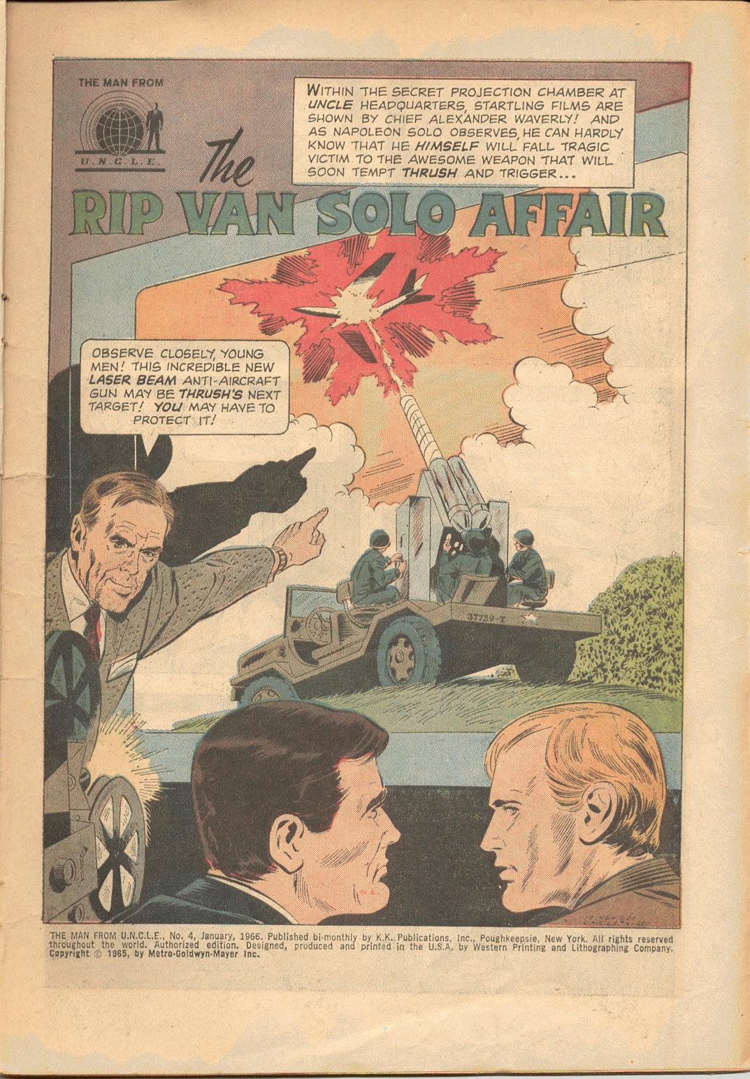 Read online The Man From U.N.C.L.E. comic -  Issue #4 - 3