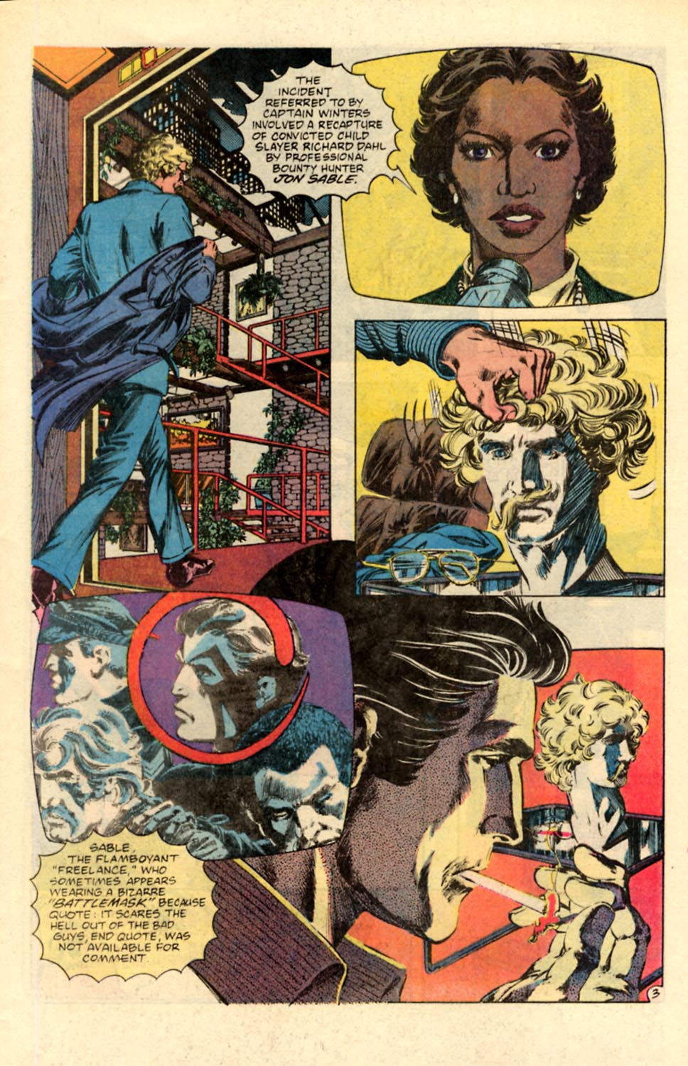 Read online Jon Sable, Freelance comic -  Issue #1 - 5