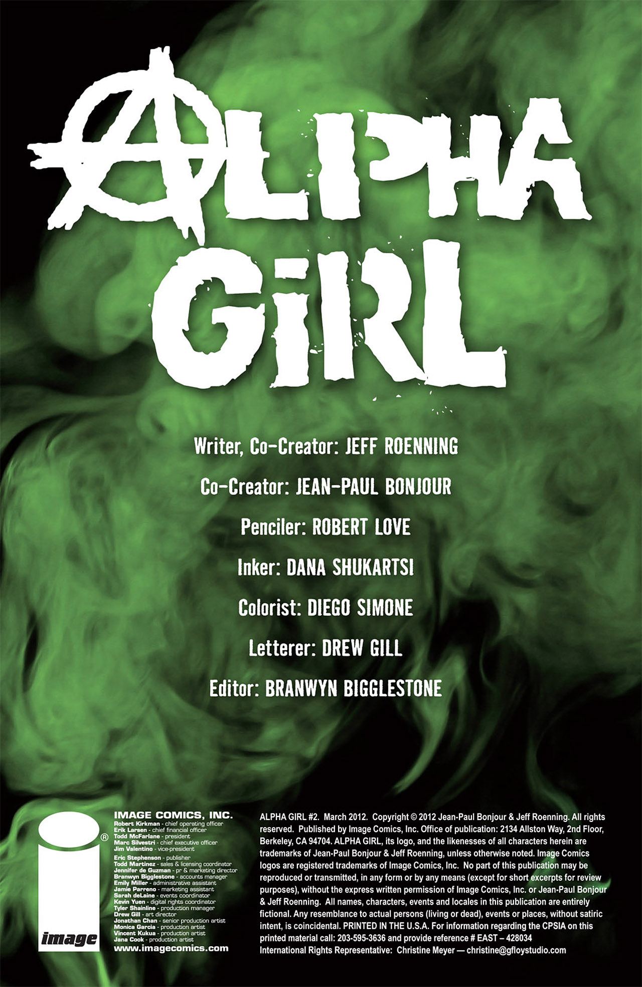 Read online Alpha Girl comic -  Issue #2 - 2