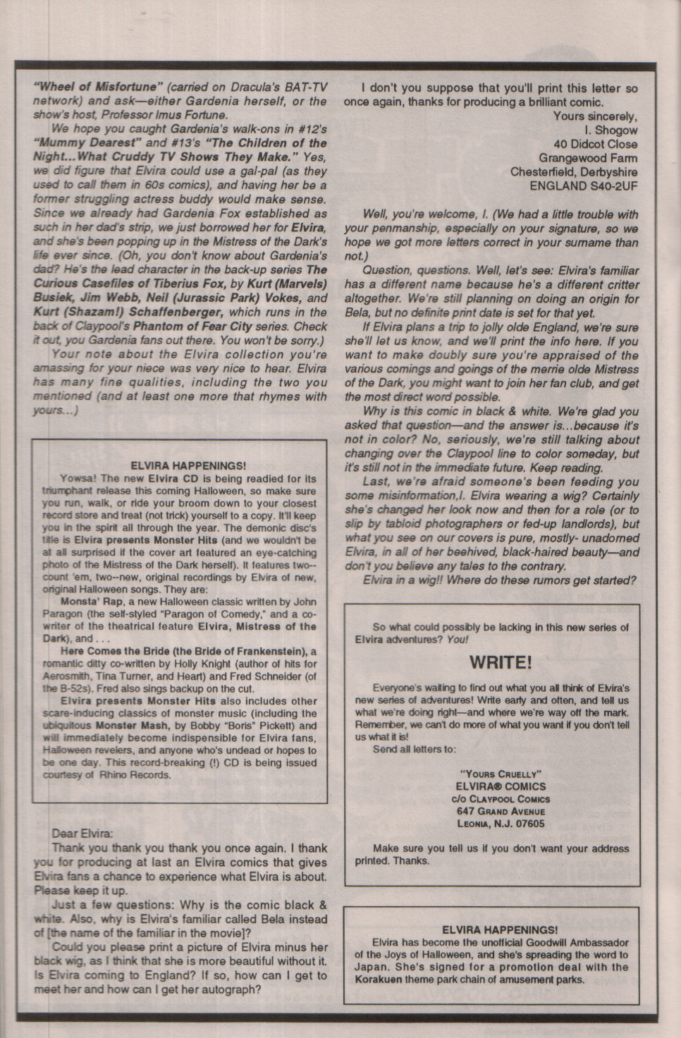 Read online Elvira, Mistress of the Dark comic -  Issue #15 - 18