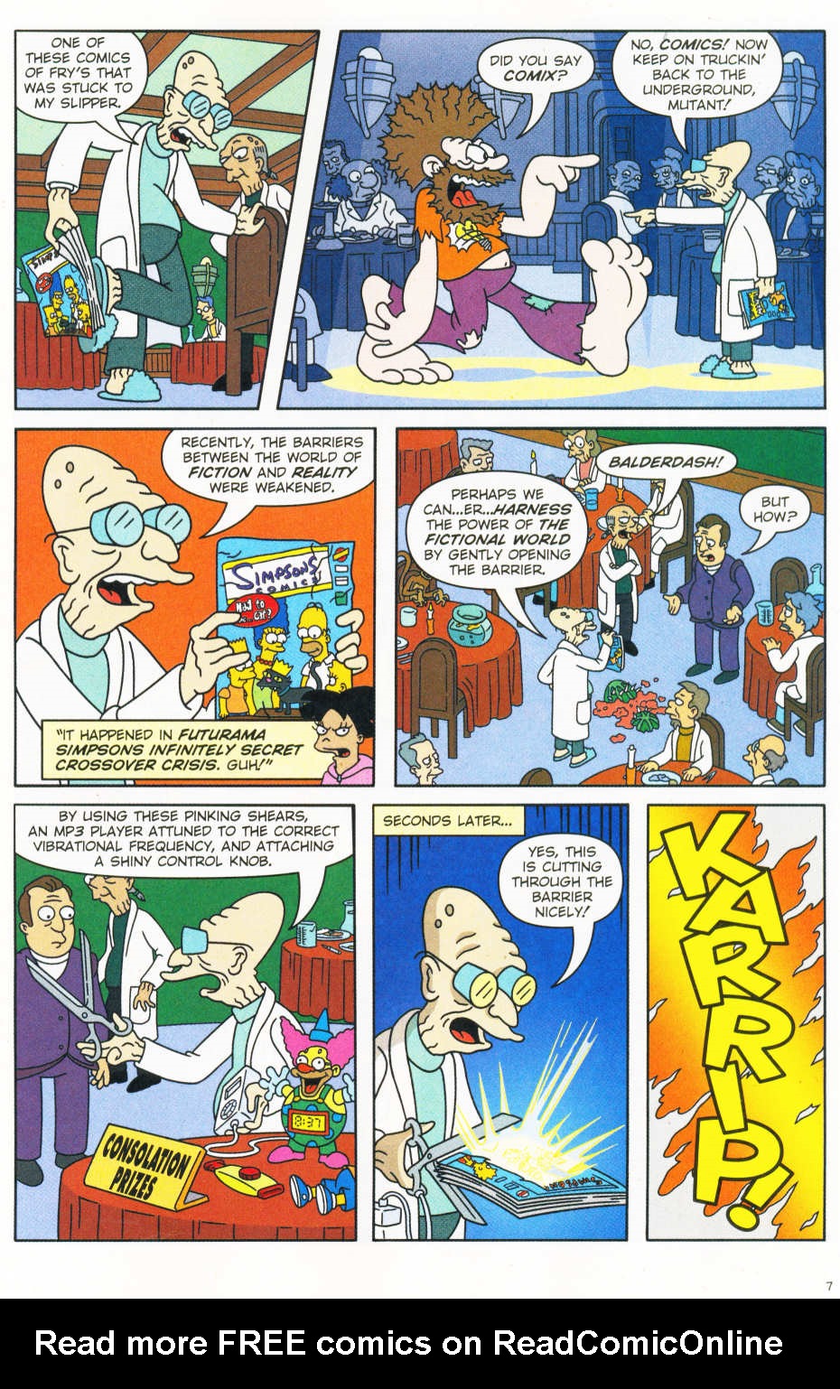 Read online Futurama Comics comic -  Issue #19b - 8
