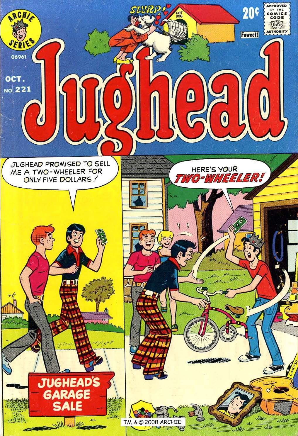 Read online Jughead (1965) comic -  Issue #221 - 1
