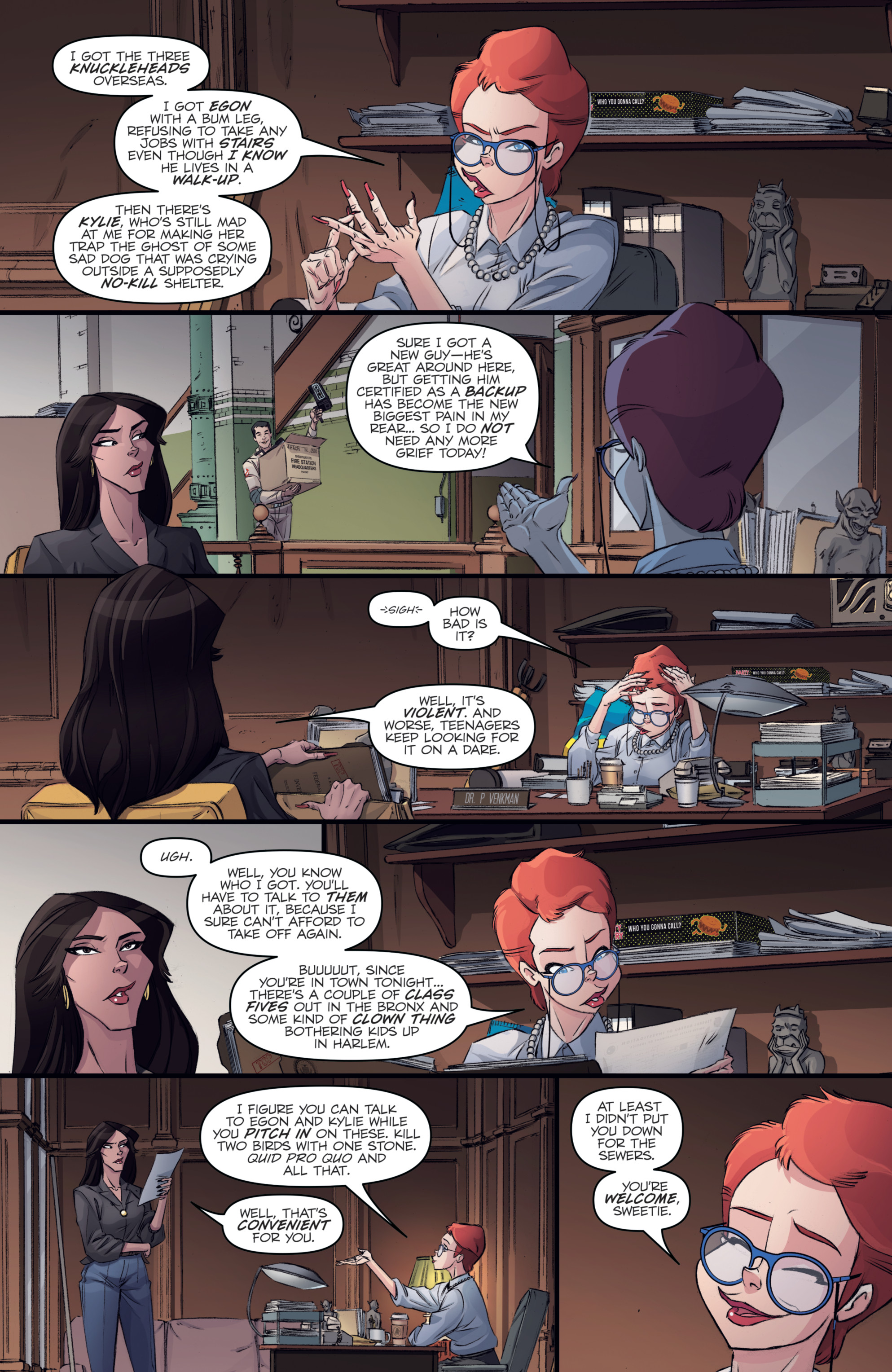 Read online Ghostbusters: International comic -  Issue #4 - 6