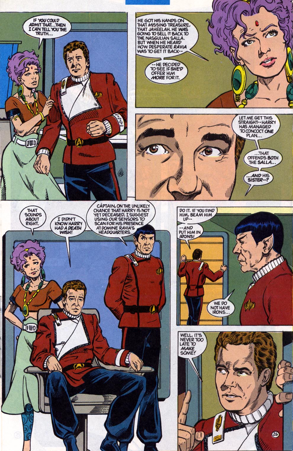 Read online Star Trek (1989) comic -  Issue #24 - 27