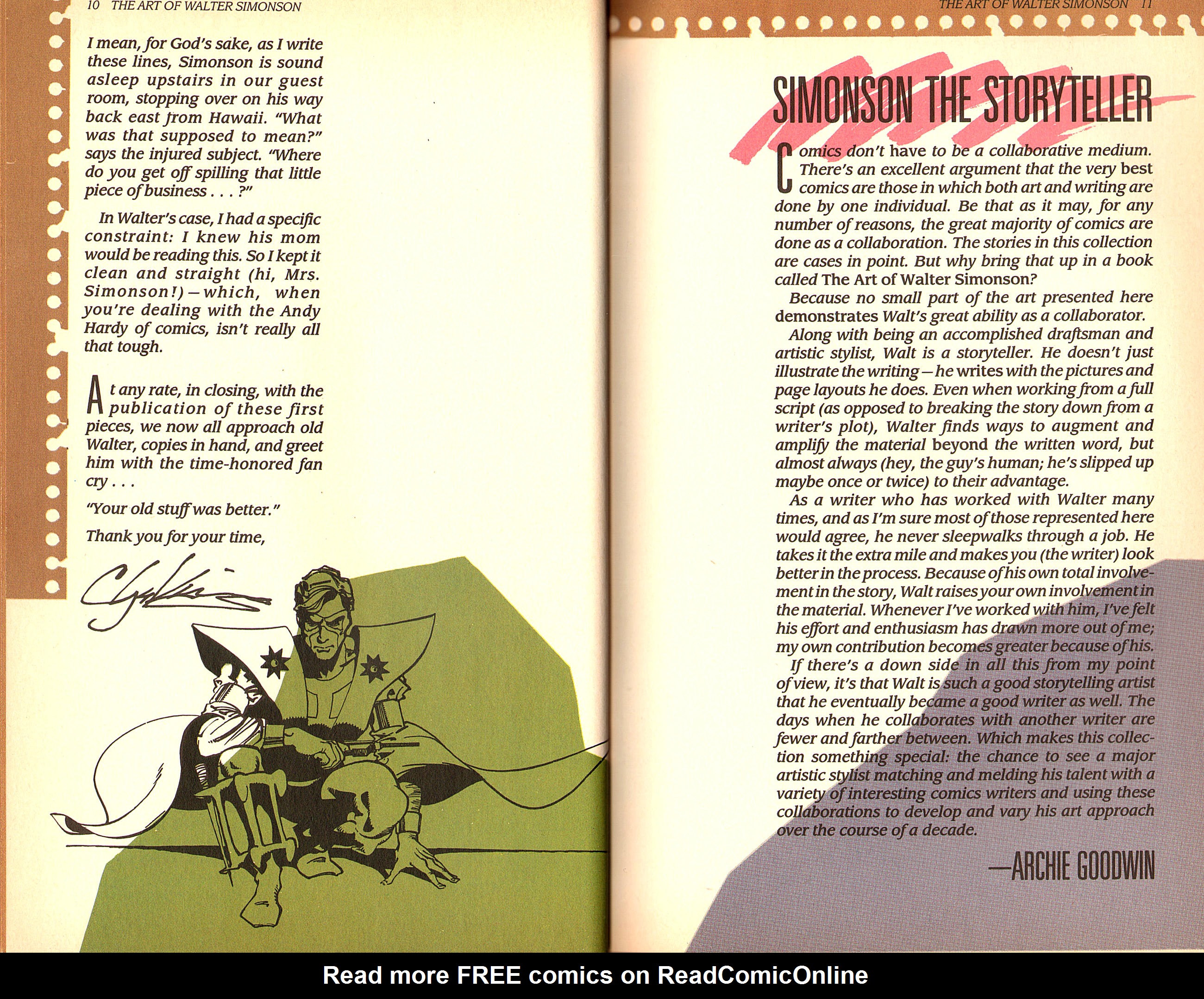 Read online The Art of Walter Simonson comic -  Issue # TPB - 7