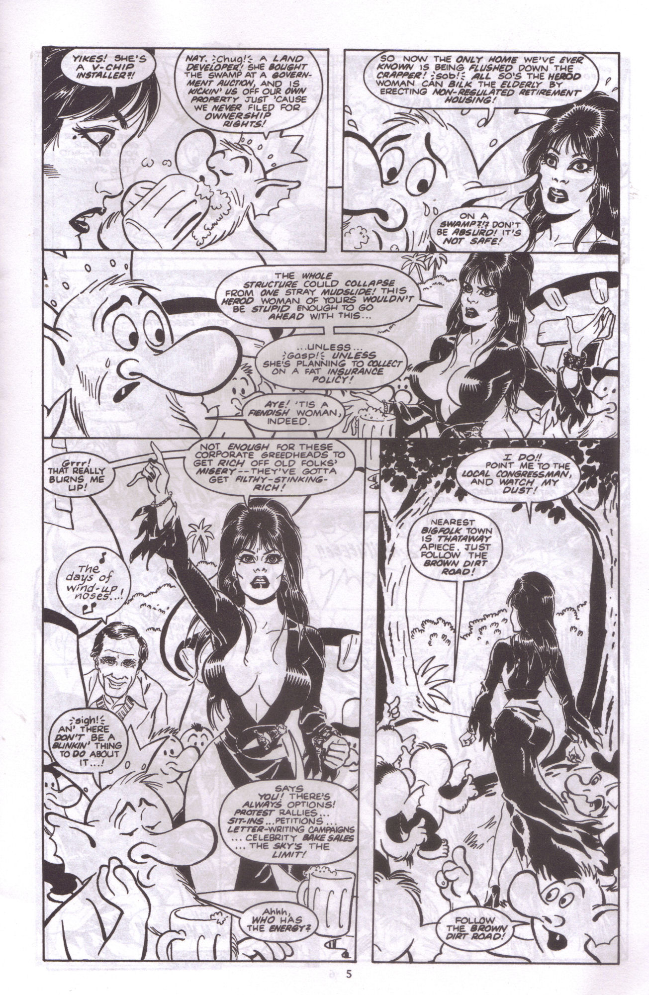 Read online Elvira, Mistress of the Dark comic -  Issue #49 - 7