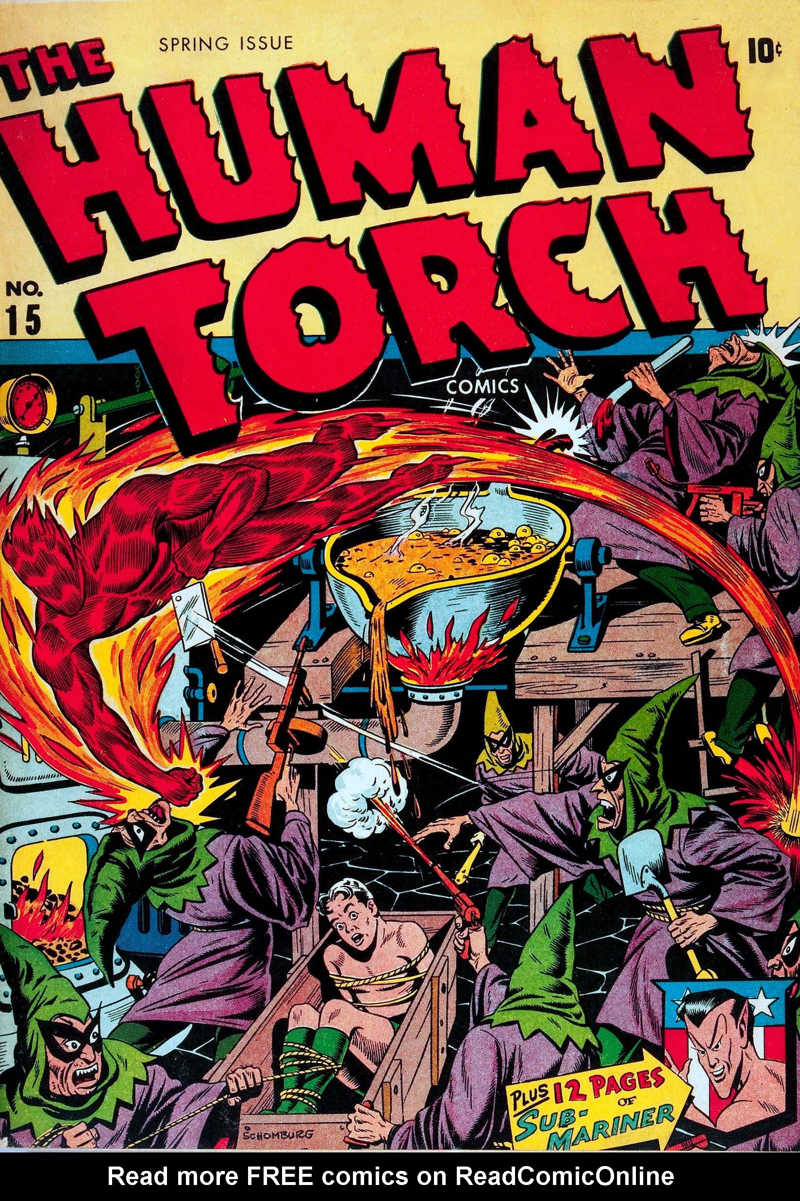 Read online The Human Torch (1940) comic -  Issue #15 - 1