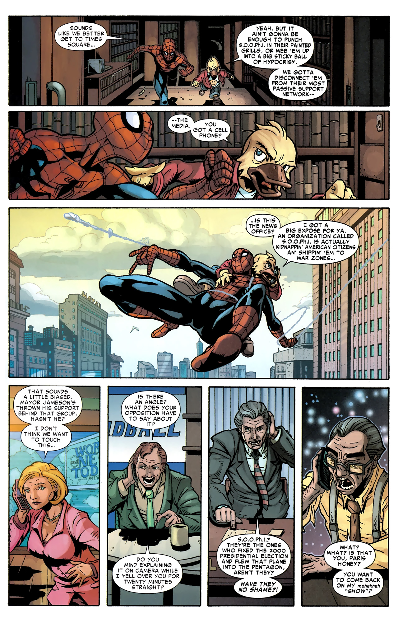 Read online The Amazing Spider-Man: Back in Quack comic -  Issue # Full - 16