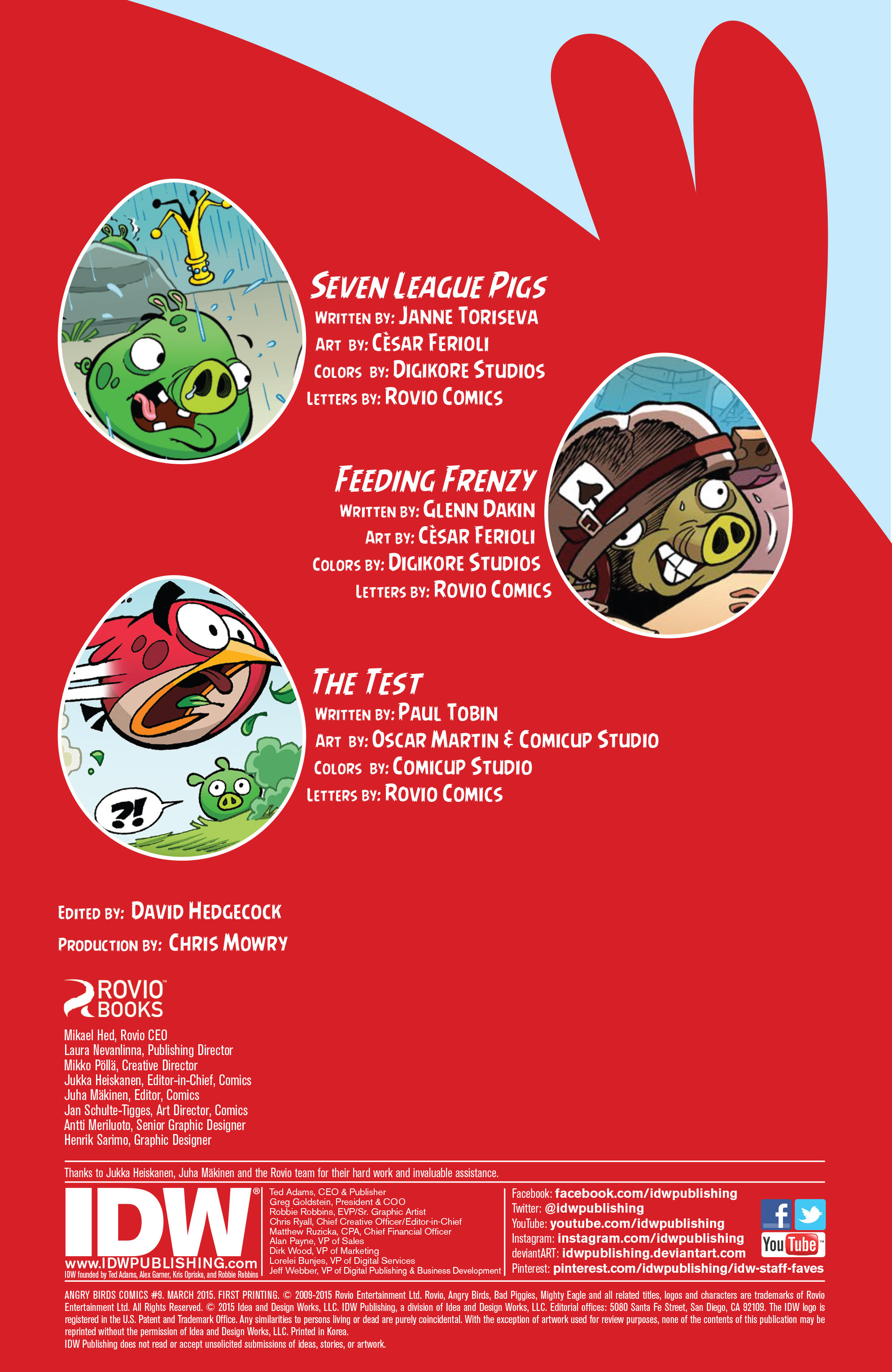Read online Angry Birds Comics (2014) comic -  Issue #9 - 2