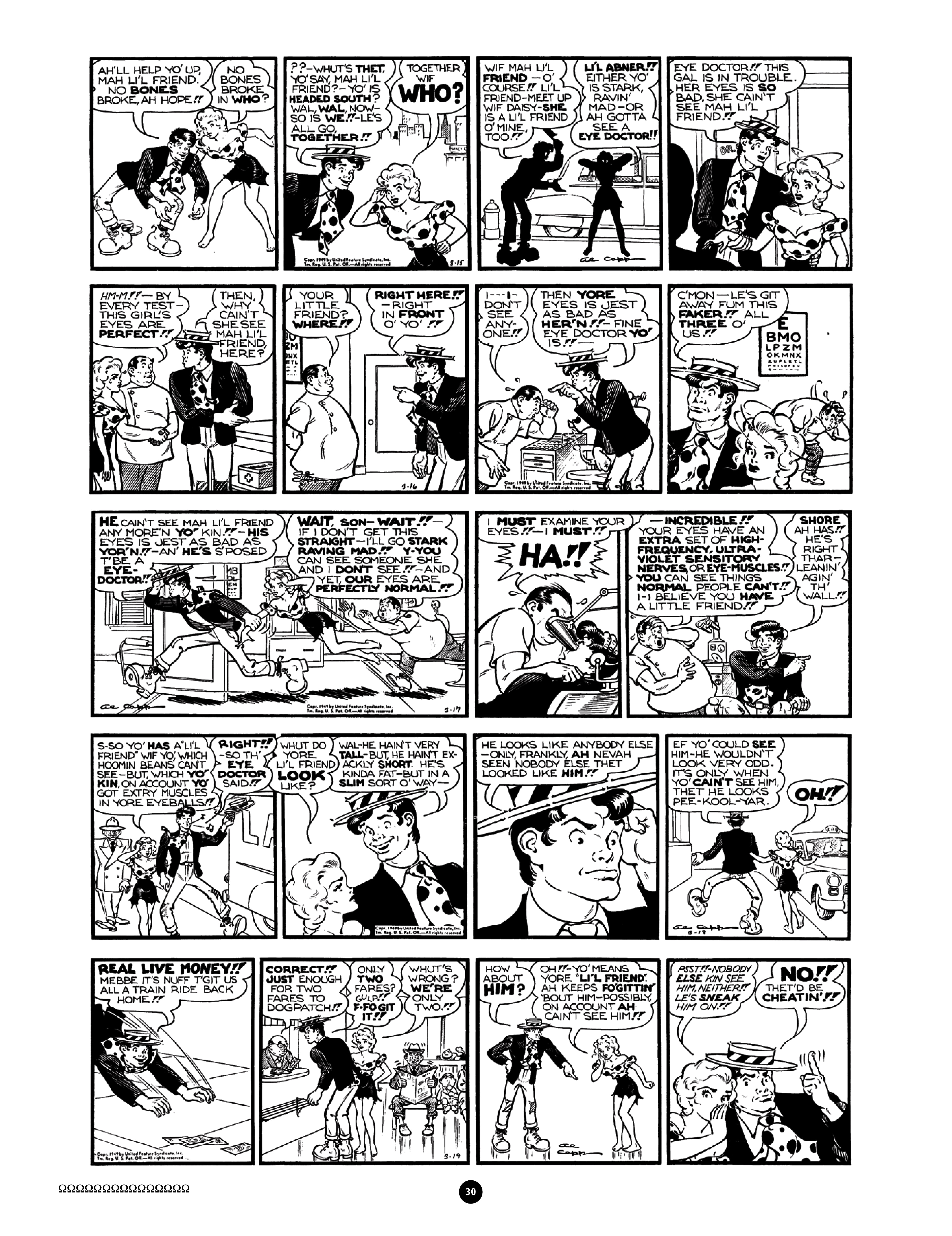 Read online Al Capp's Li'l Abner Complete Daily & Color Sunday Comics comic -  Issue # TPB 8 (Part 1) - 33