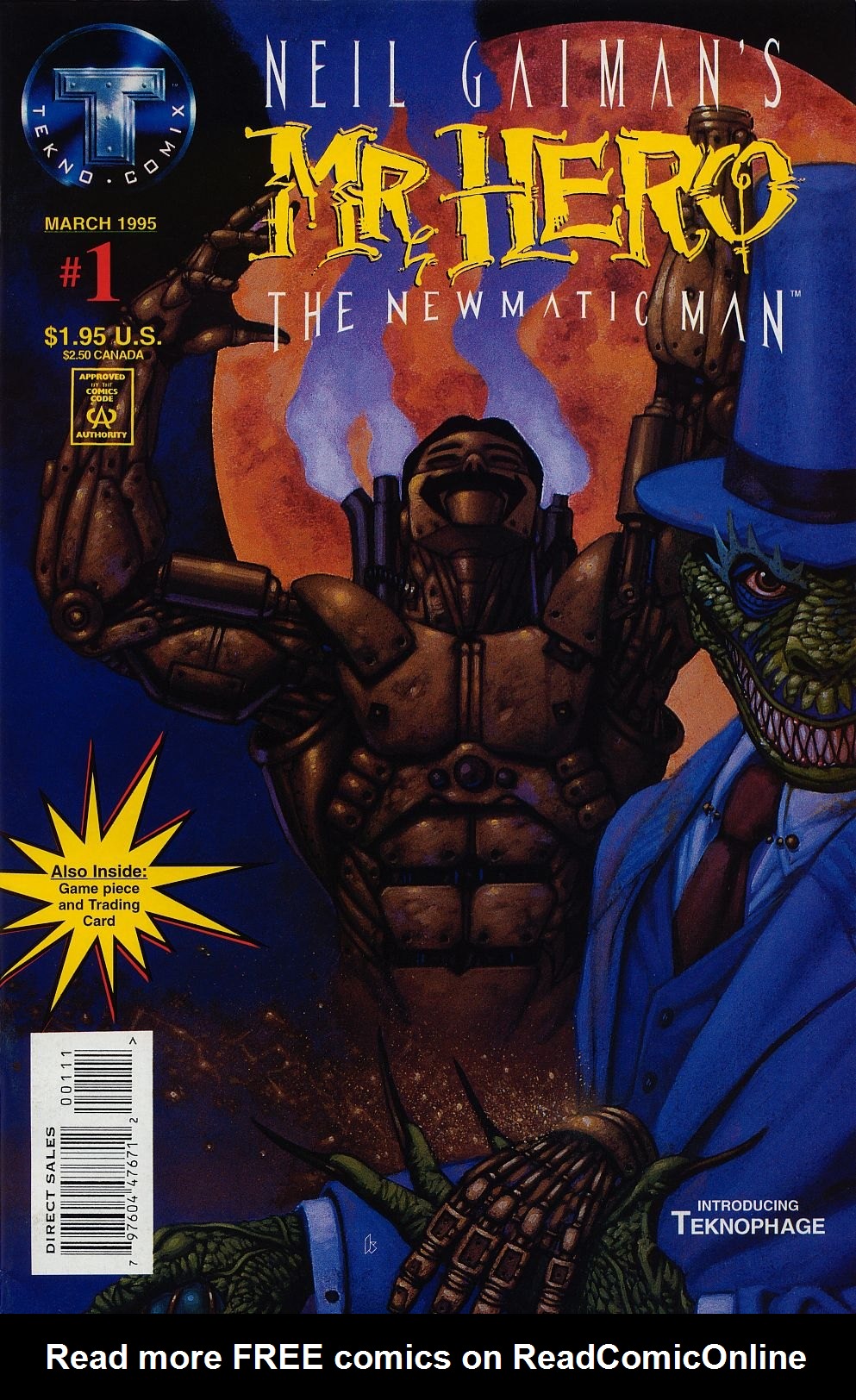 Read online Neil Gaiman's Mr. Hero - The Newmatic Man (1995) comic -  Issue #1 - 1