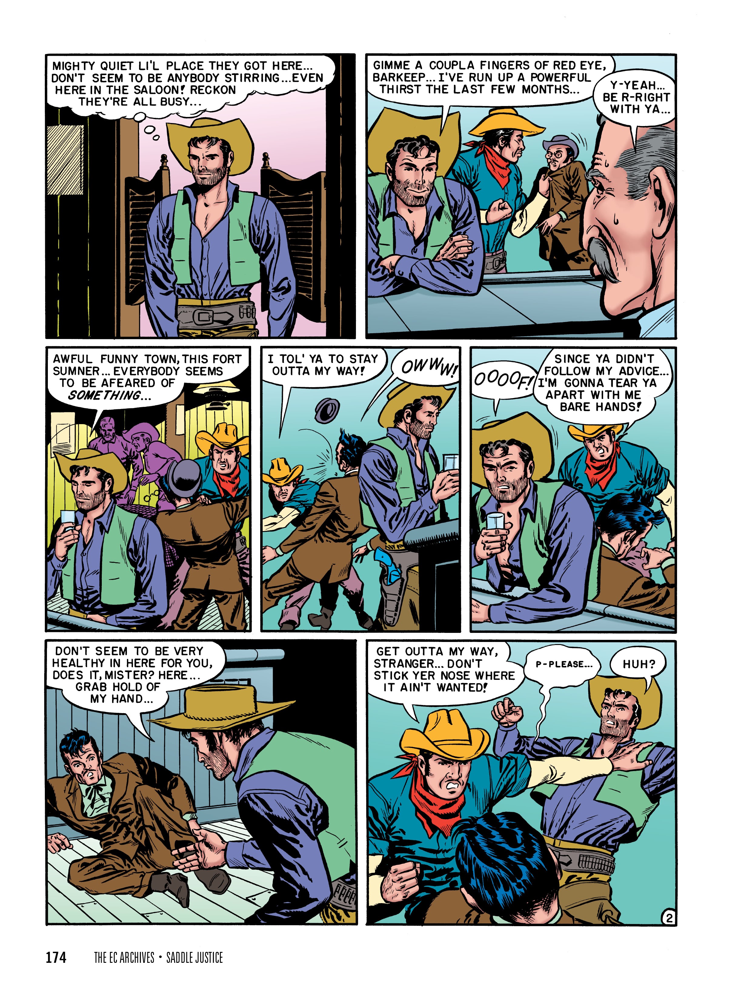 Read online The EC Archives: Saddle Justice comic -  Issue # TPB (Part 2) - 76