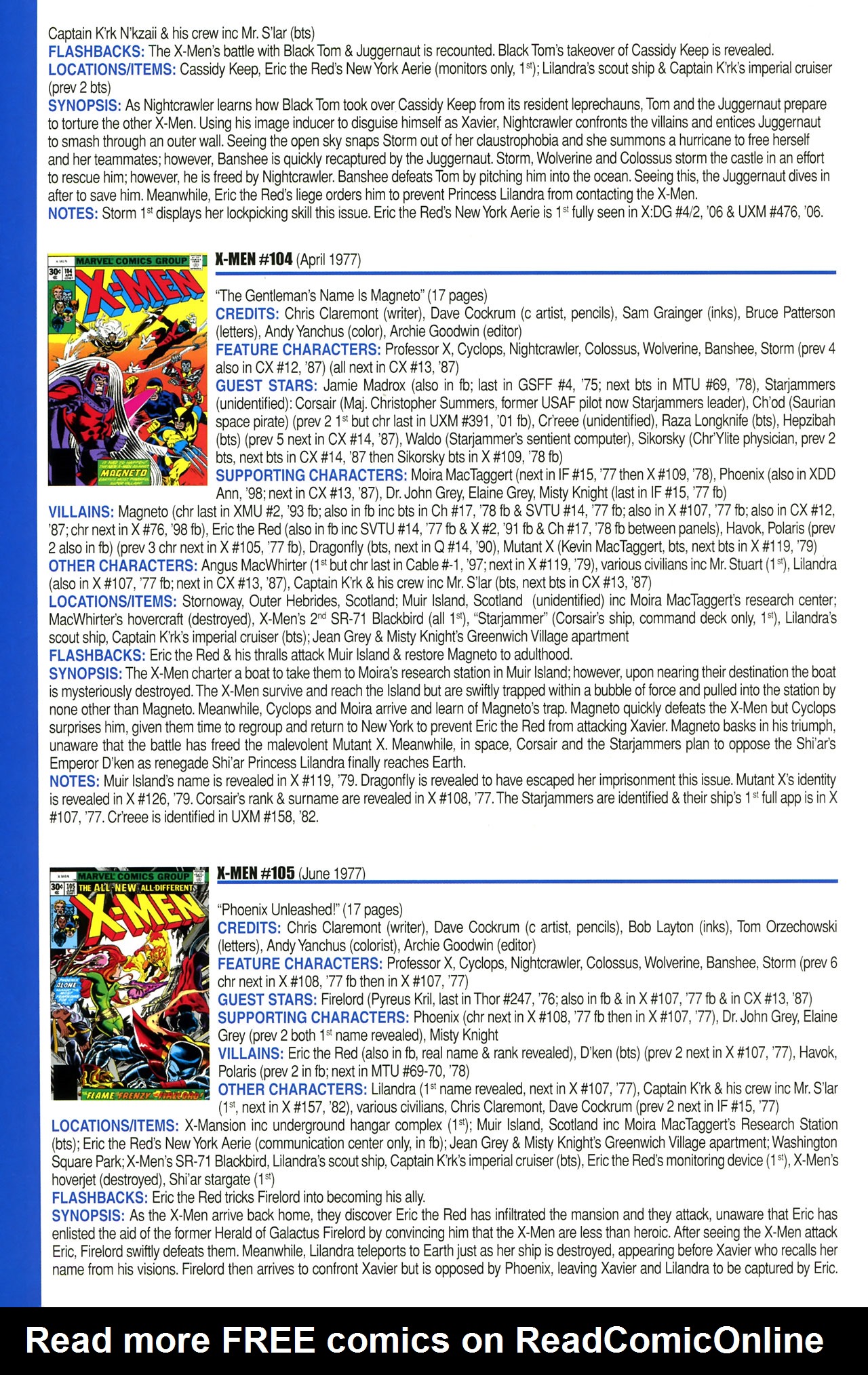 Read online Official Index to the Marvel Universe comic -  Issue #2 - 64