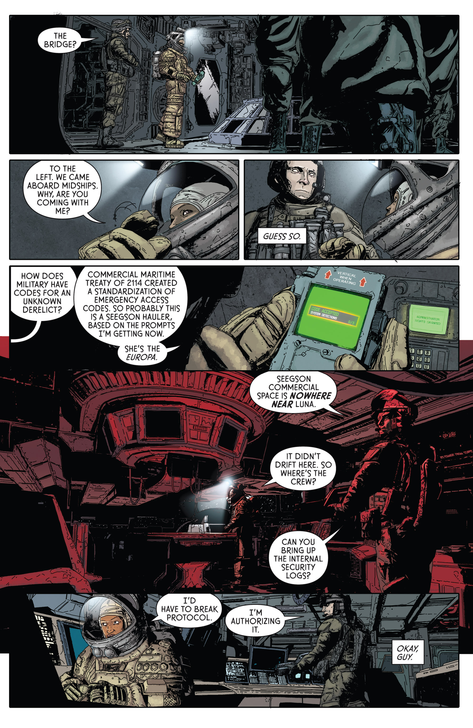 Read online Aliens: Defiance comic -  Issue #1 - 14