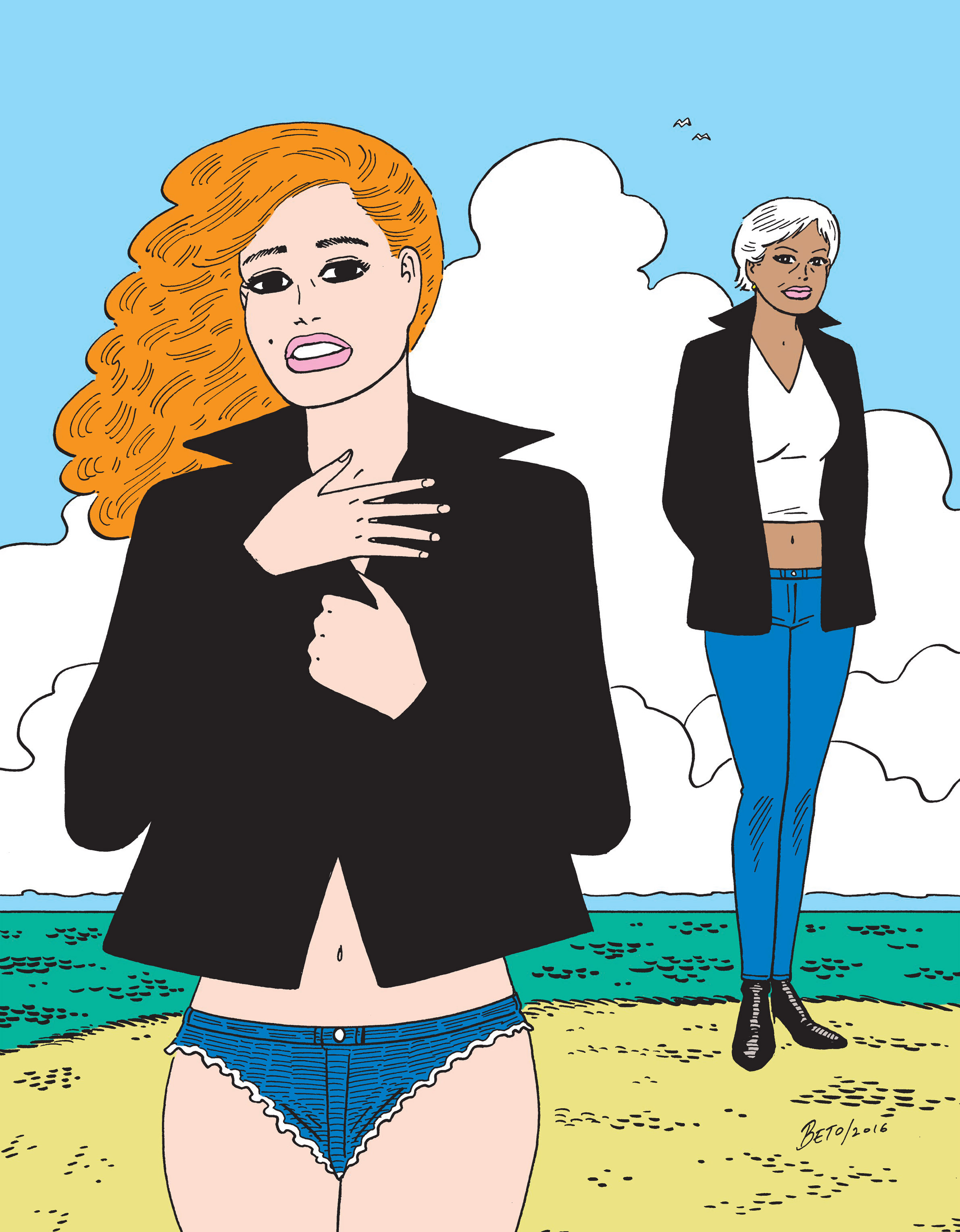 Read online Love and Rockets (2016) comic -  Issue #1 - 35