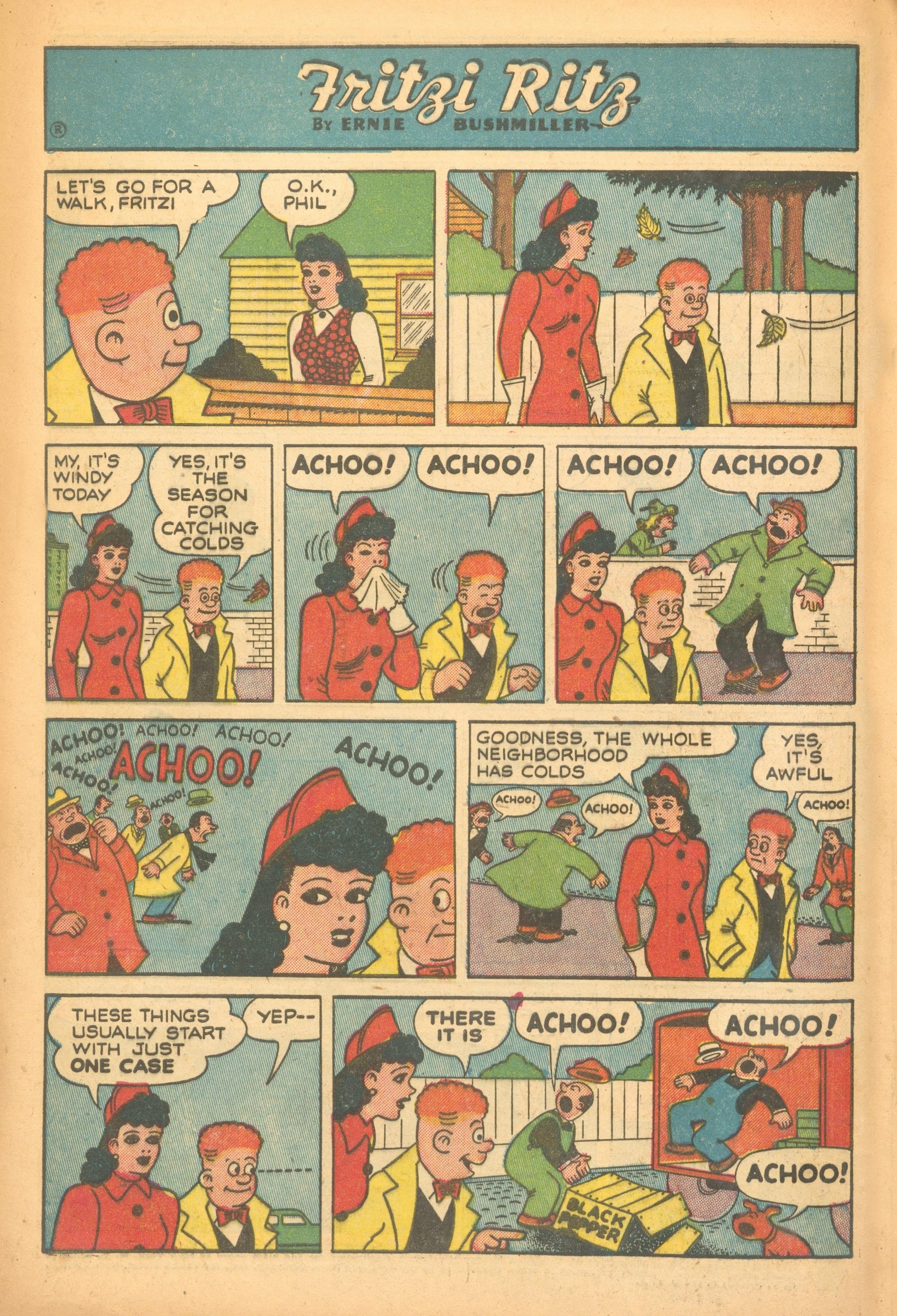Read online Fritzi Ritz (1953) comic -  Issue #27 - 4