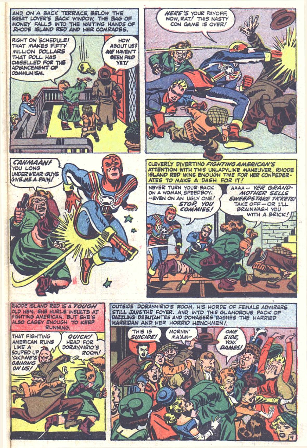 Read online Fighting American (1954) comic -  Issue #4 - 27