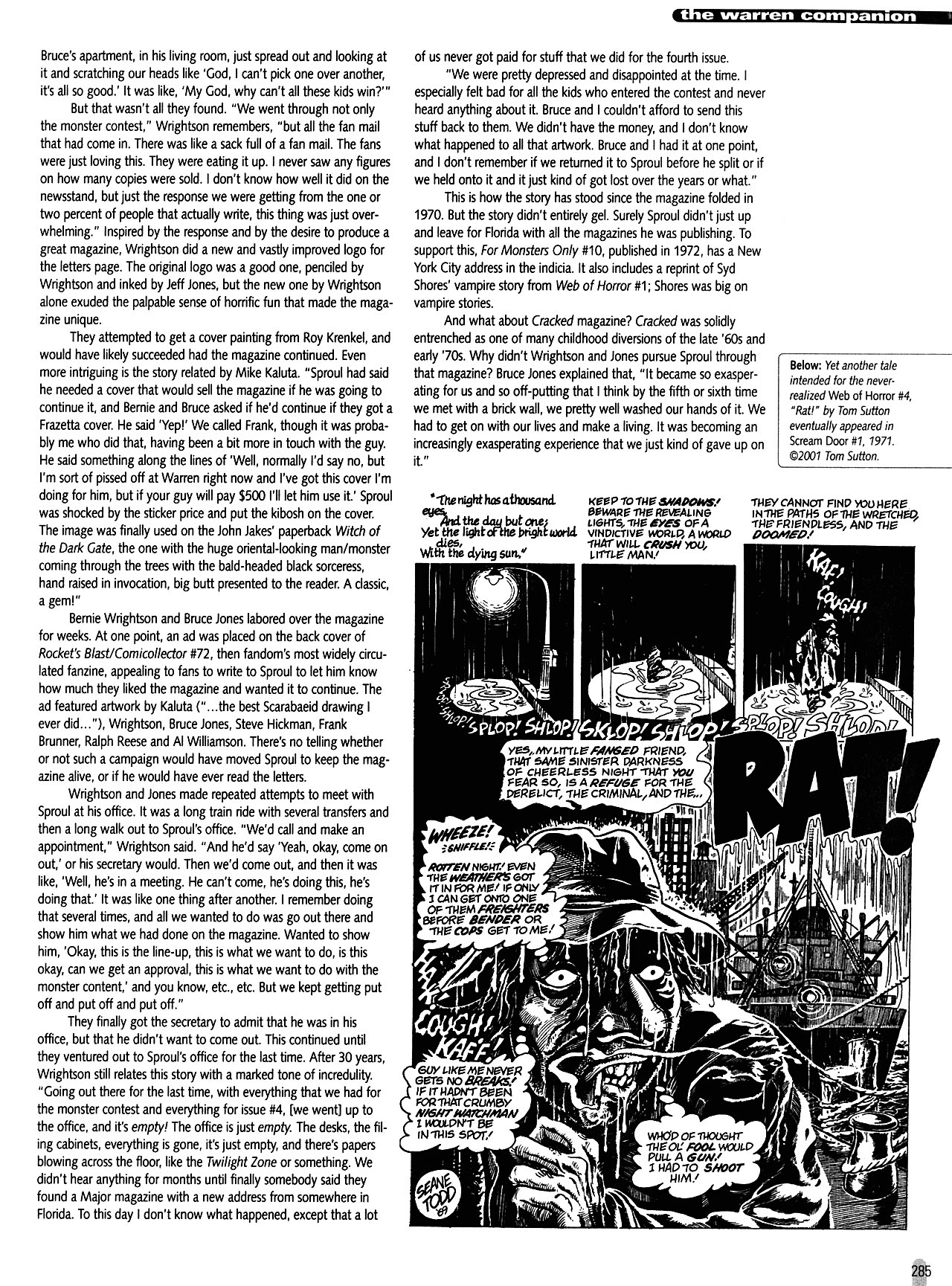 Read online Warren Companion comic -  Issue # TPB (Part 3) - 79