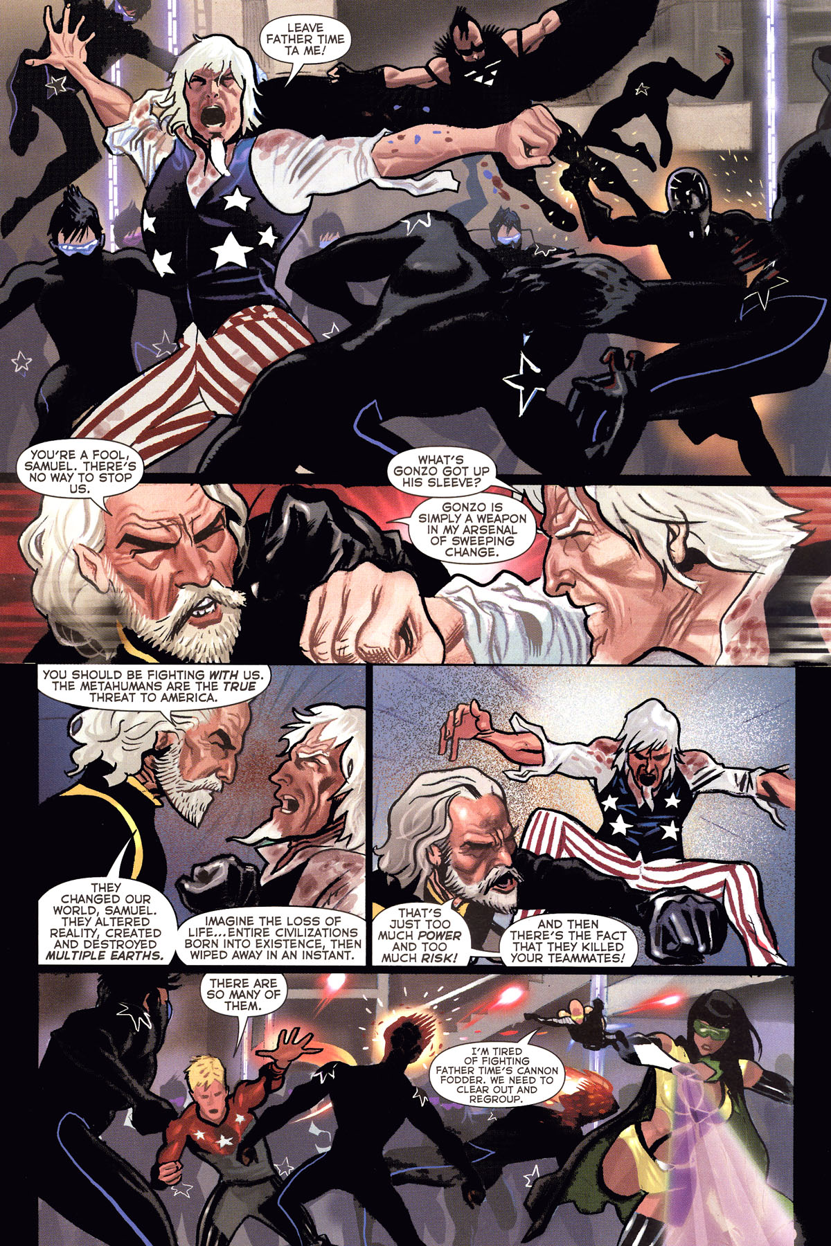 Read online Uncle Sam and the Freedom Fighters (2006) comic -  Issue #6 - 11