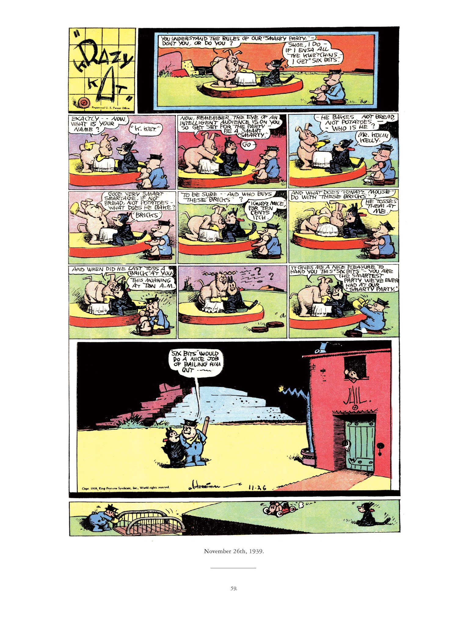 Read online Krazy & Ignatz comic -  Issue # TPB 11 - 59