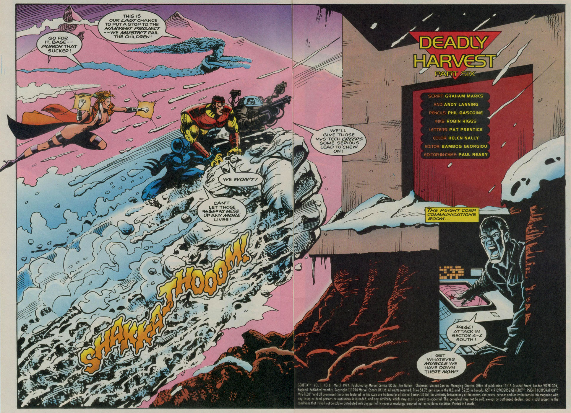 Read online Genetix comic -  Issue #6 - 3