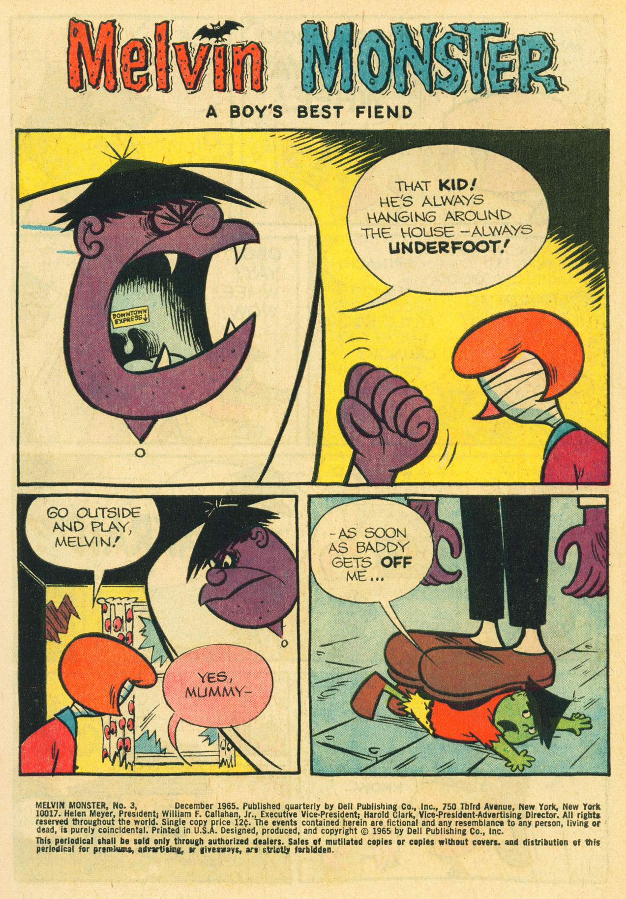 Read online Melvin Monster comic -  Issue #3 - 3