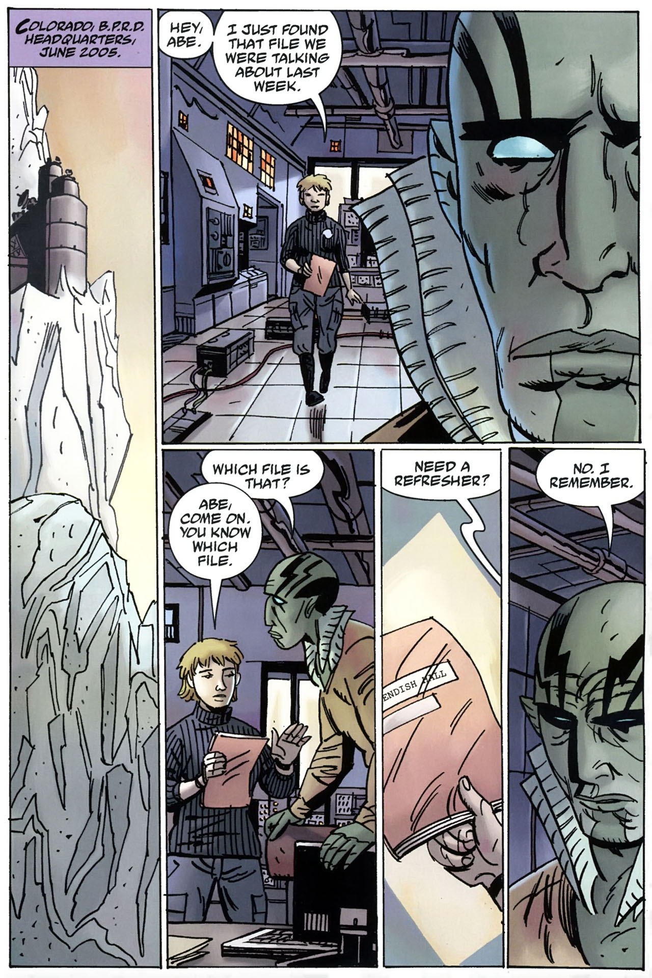 Read online B.P.R.D.: War on Frogs comic -  Issue #1 - 3