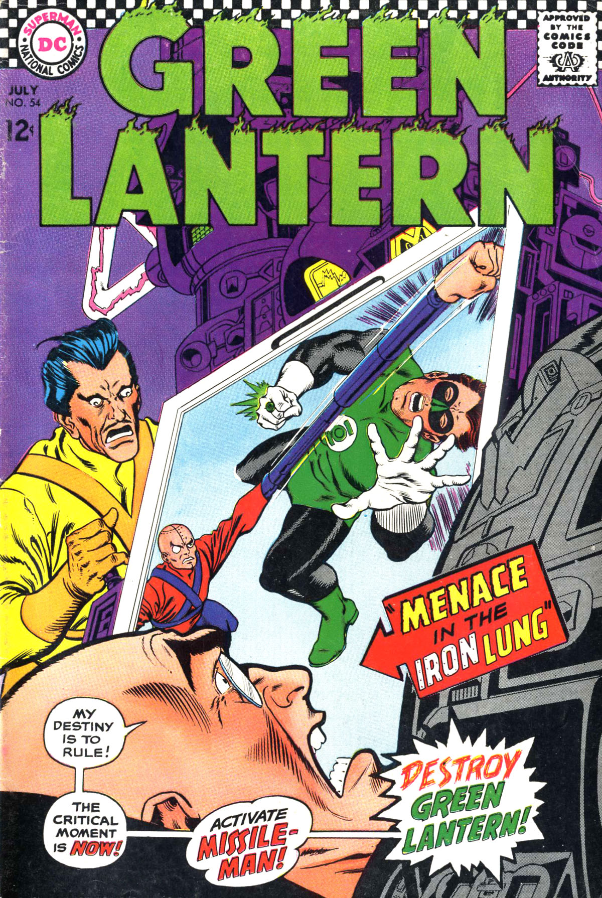 Read online Green Lantern (1960) comic -  Issue #54 - 1