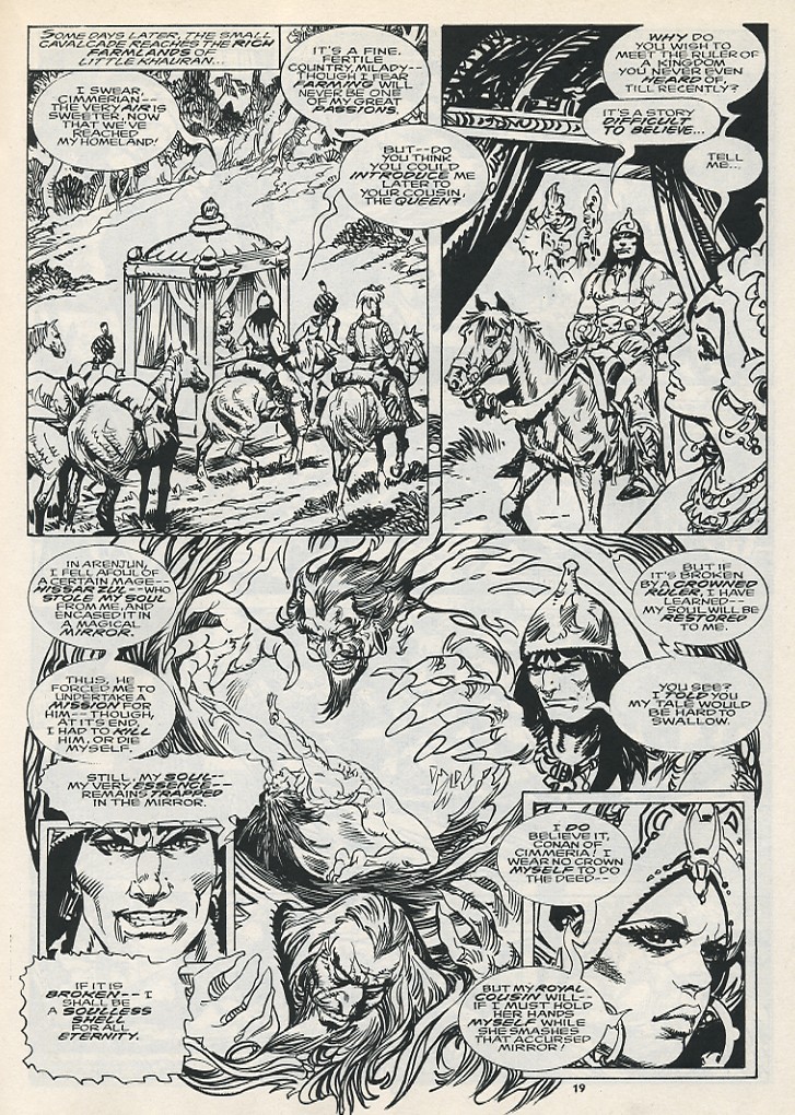 Read online The Savage Sword Of Conan comic -  Issue #217 - 21