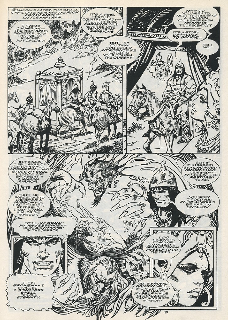 The Savage Sword Of Conan issue 217 - Page 21