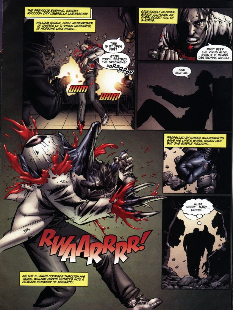 Read online Resident Evil (1998) comic -  Issue #2 - 25