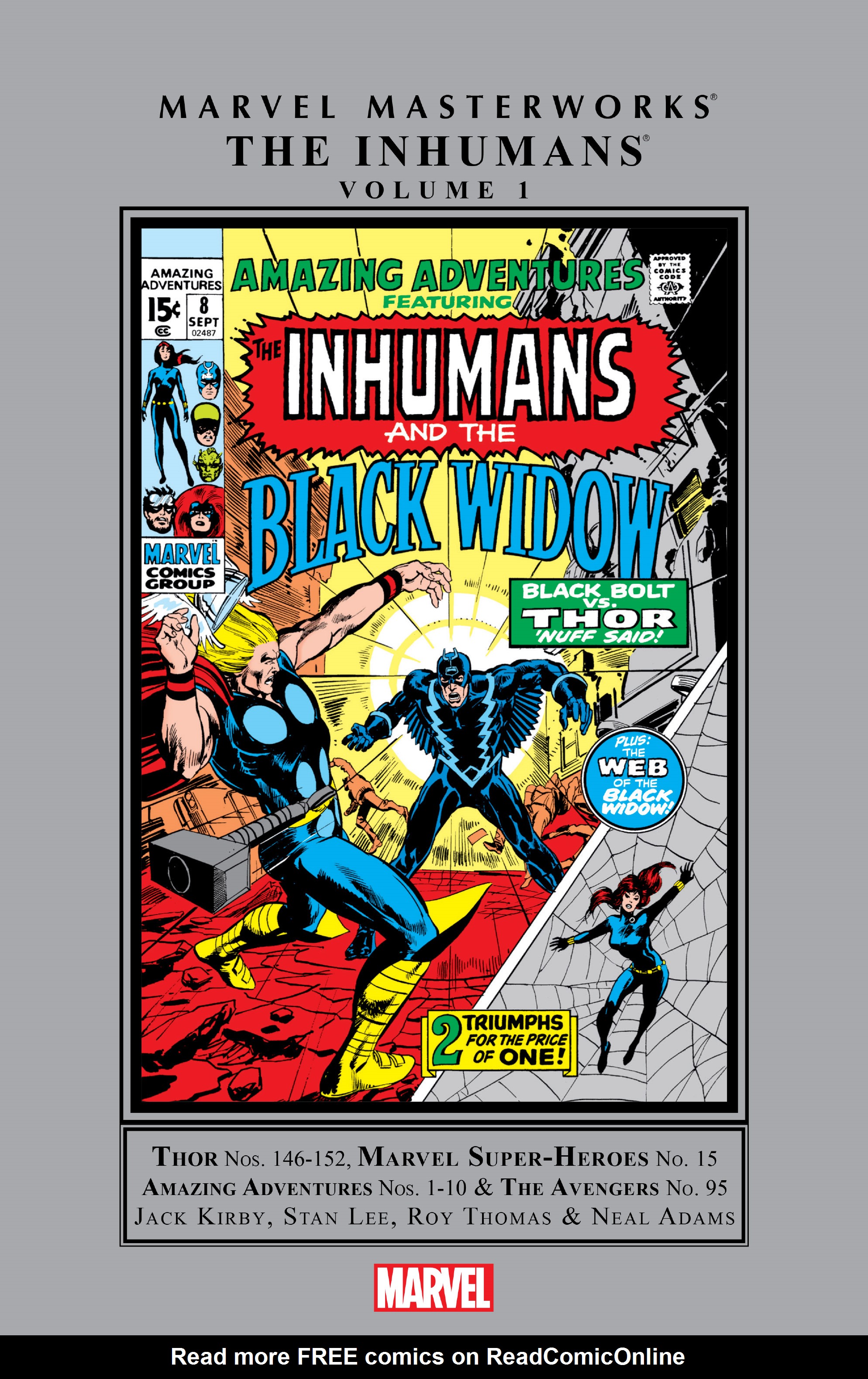 Read online Marvel Masterworks: The Inhumans comic -  Issue # TPB 1 (Part 1) - 1