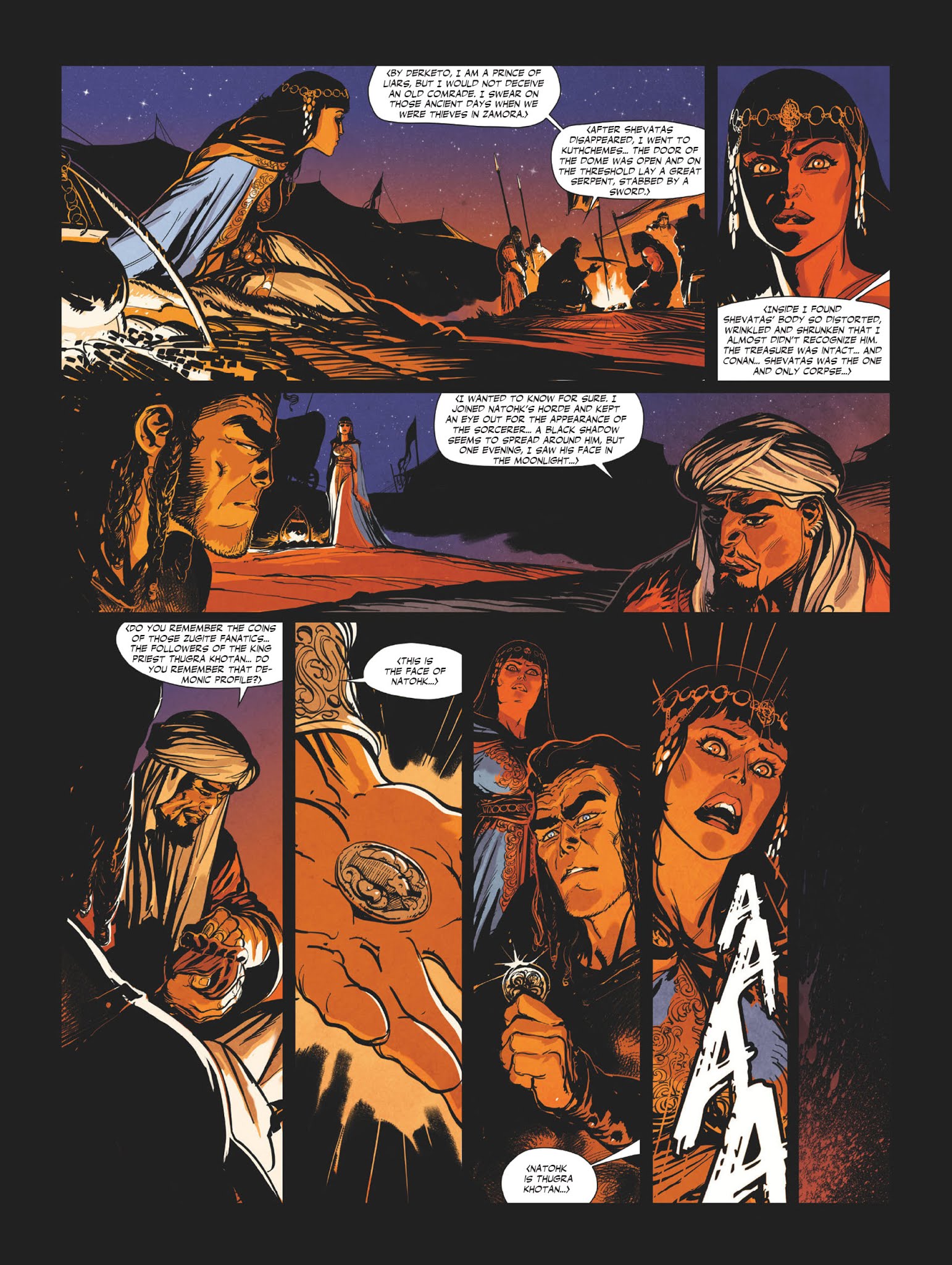 Read online Conan le Cimmérien - La Reine de la côte noire comic -  Issue #2 - 35